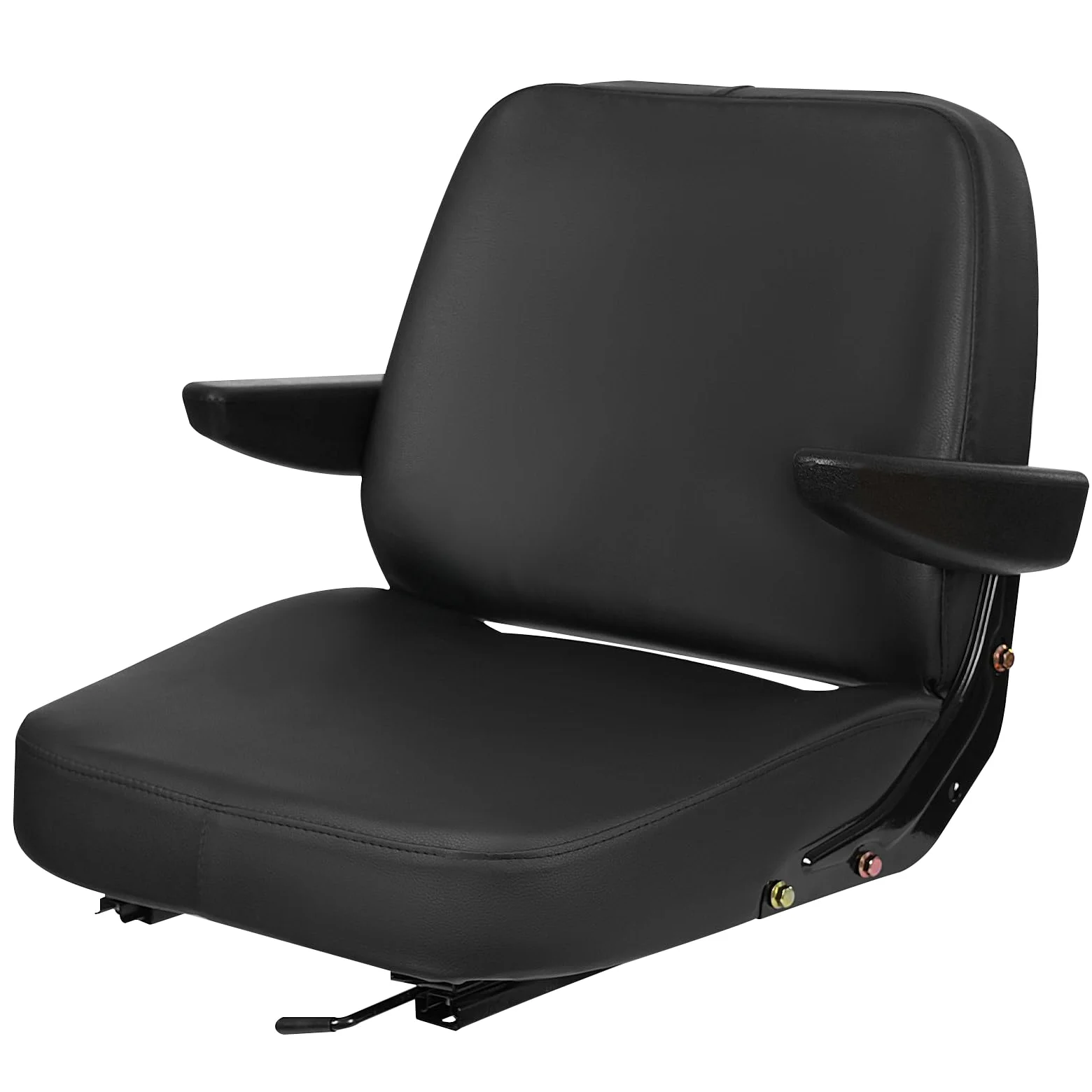 Asiento Universal para Tractor con Reposabrazos Ajustable Ergonómico para Vehículos, Carretillas Elevadoras