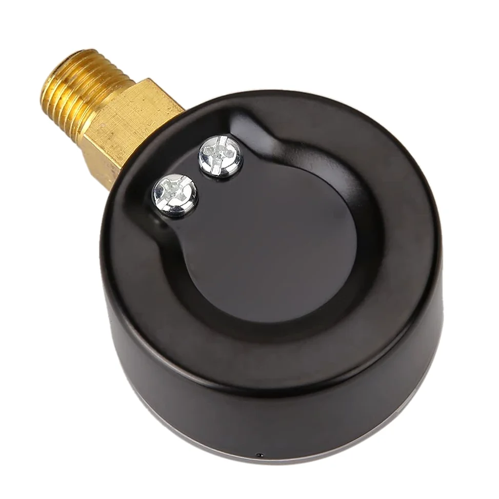 Manómetro 0/15 PSI 0/1 Bar, medidor de presión de combustible, compresor de aire, medidor de presión hidráulica, manómetro de doble escala