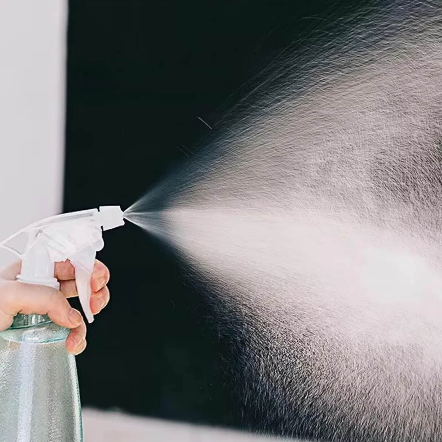 Alfven Pulverizadoras de Agua 500 ml 3 Botellas Atomizador de Plástico Reutilizable Spray Transparente para Limpieza