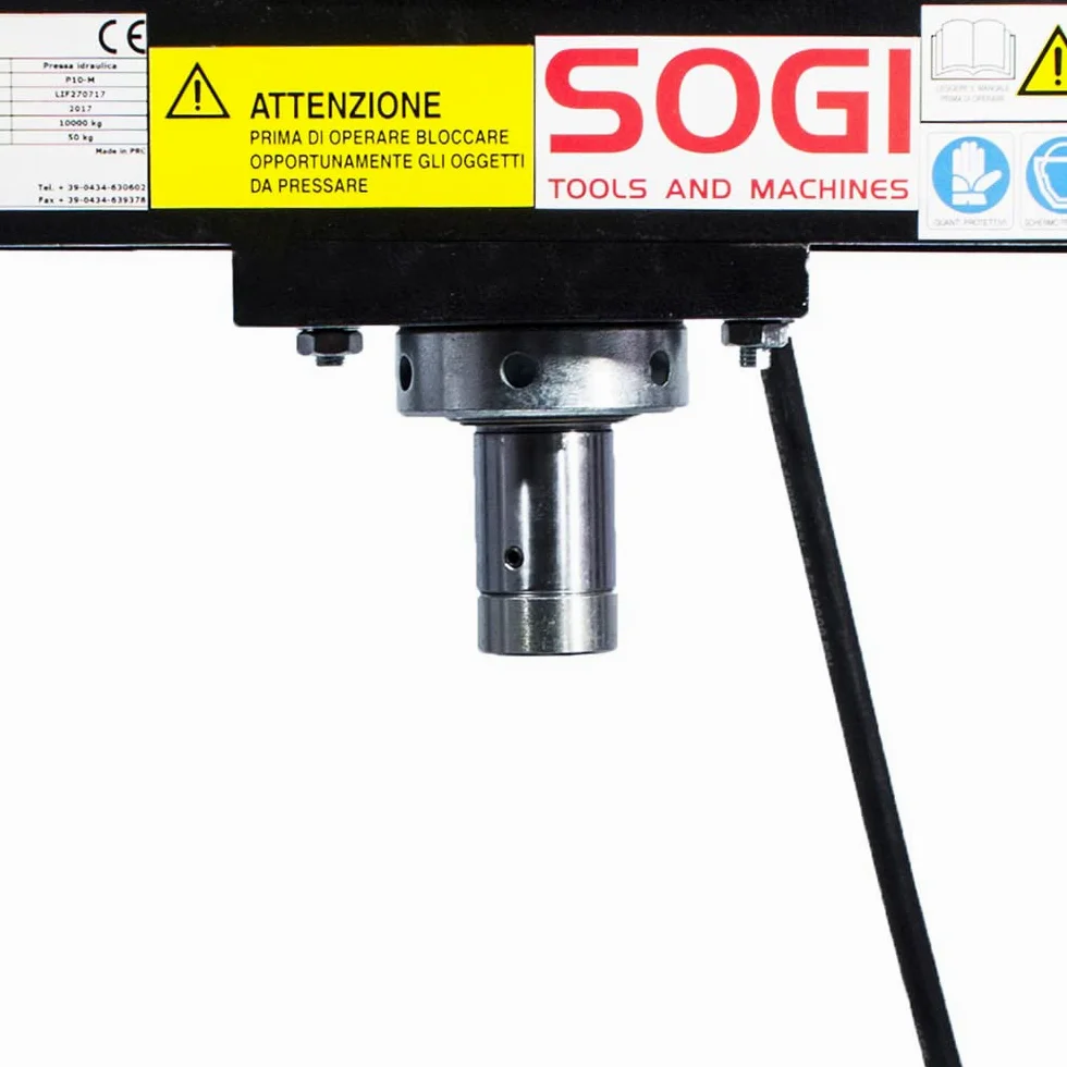 Sogi P10-M - Prensa hidráulica manual de banco, 10 t