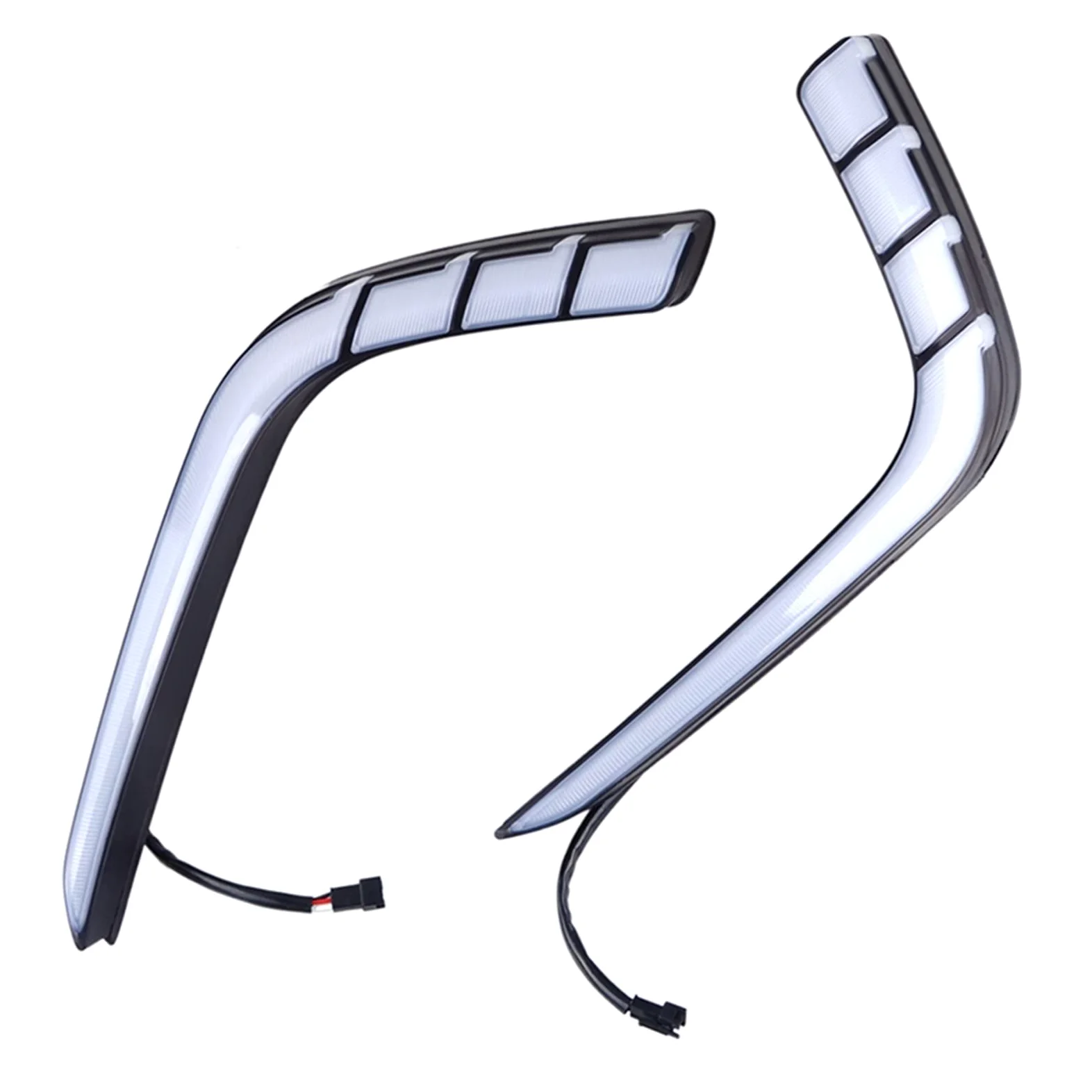 WOLWES Compatible con Suzuki para Swift 2014 2015 2016 Luz De Circulación Diurna para Automóvil DRL Impermeable con Conjunto De Señal De Giro Lámpara Antiniebla Luces de Giro