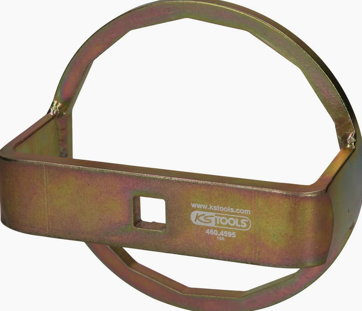 KS Tools 460.4595 Llave de 1/2" para filtros de aceite de Fuso, Ø 119 mm / 15 planos