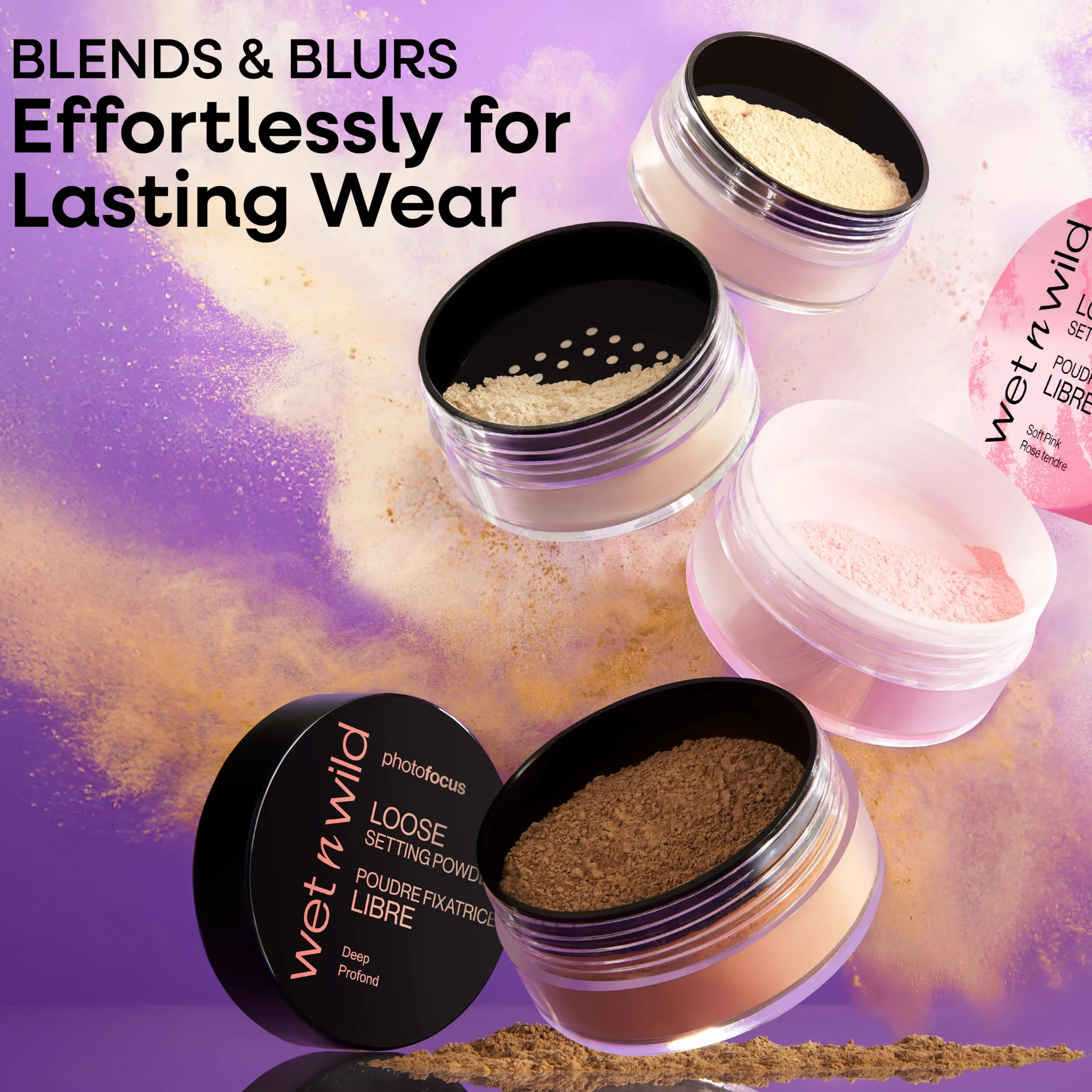Wet n Wild Photo Focus Loose Setting Powder, Polvo Traslucido Sellador Matificante, 20g