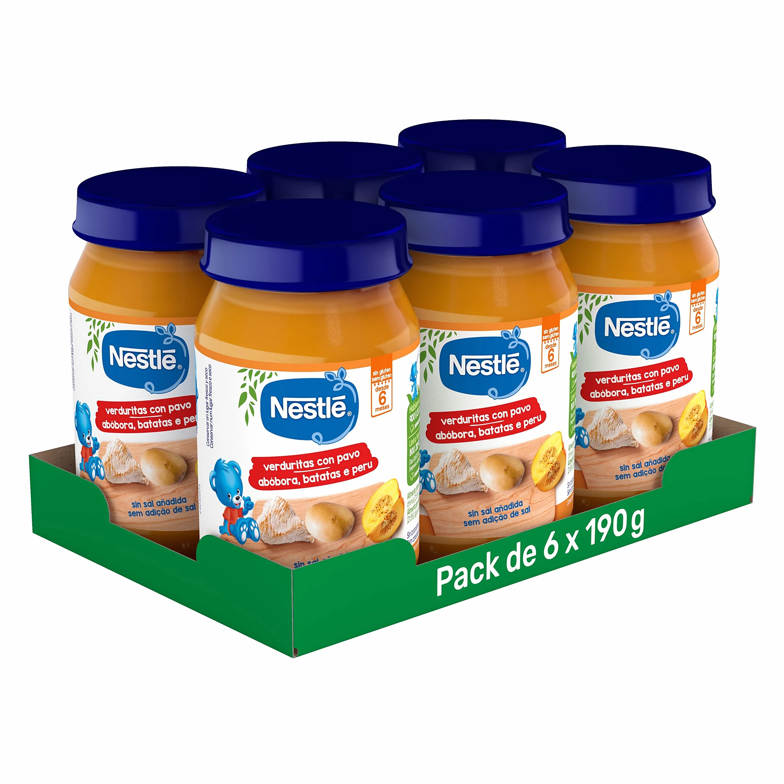 Nestle Verduritas con Pavo 6x190g