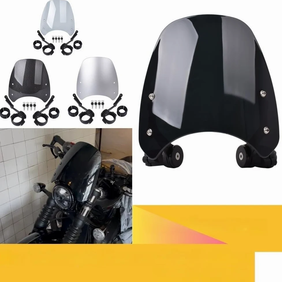 Parabrisas Deflector de Aire para Parabrisas Motocicleta, Protector, Accesorios Motor para Bonneville para Bobber (2017-2025 2024)