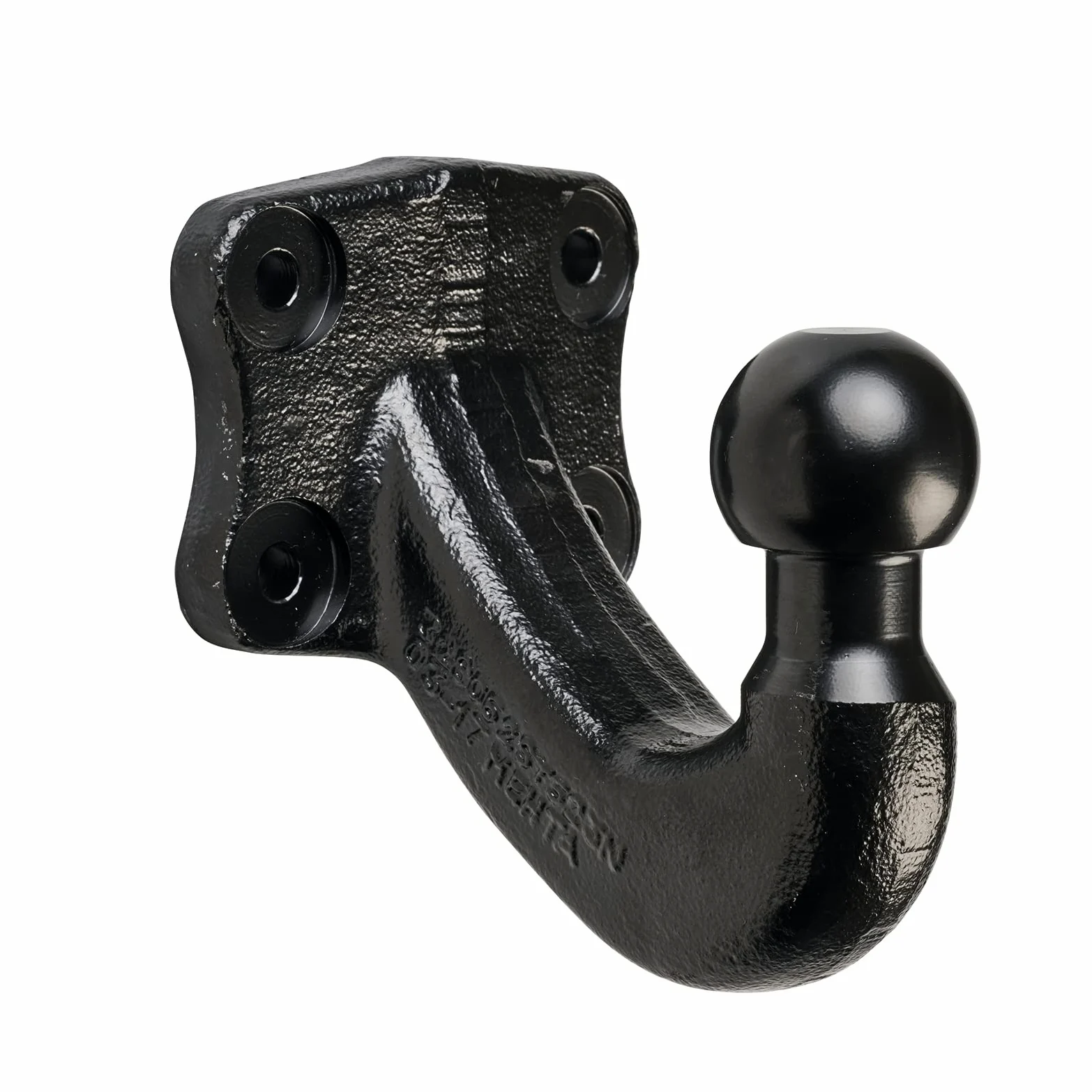 Westfalia Placa Para Atornillar (4 orificios) con cuello esférico (sin material de fijación)