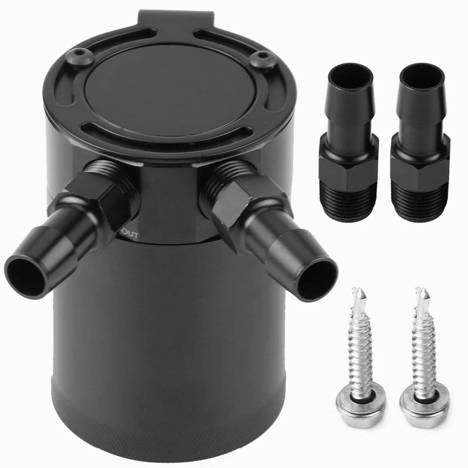 Oil Catch Can Compact Universal para piezas de repuesto para accesorios de coche