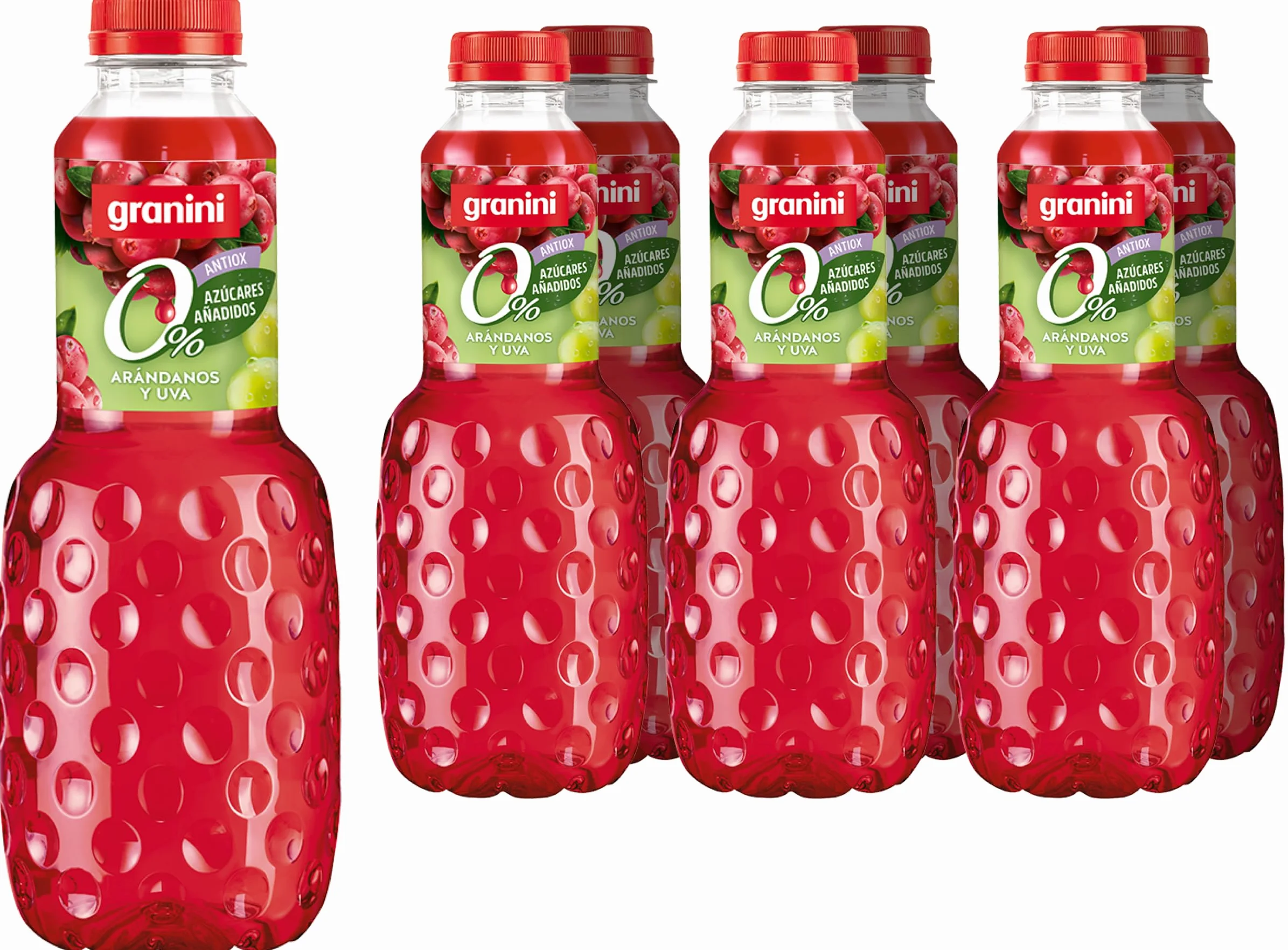 Granini Bebida de frutas Arándanos y Uva Pack 6 x 1L Clásicos Mix