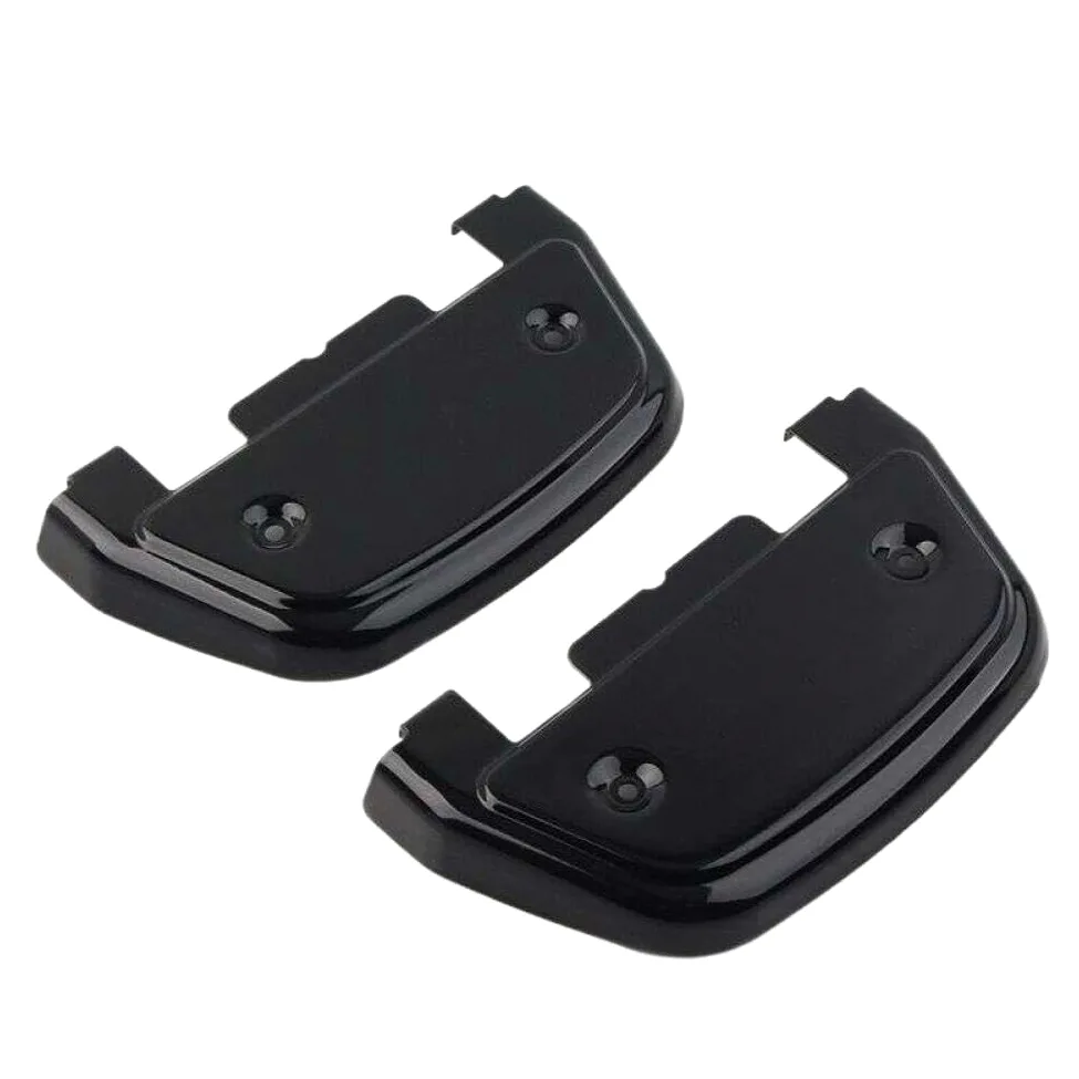 Cubiertas para estribo de pasajero de motocicleta, compatibles con Electra Street Road Ultra Softail, tapa de pie en forma de D