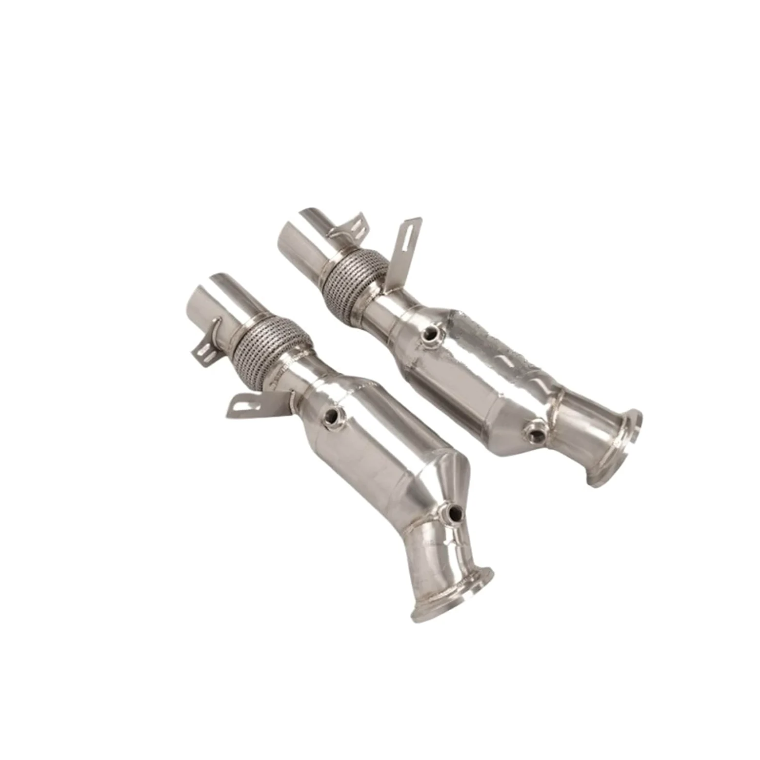 Catalizador Ajuste para BMW 760 6,0 T 2009-2015 piezas de automóvil convertidor catalítico tubos de escape bajante de acero inoxidable duradero catalizador gases escape(Without catalysis)