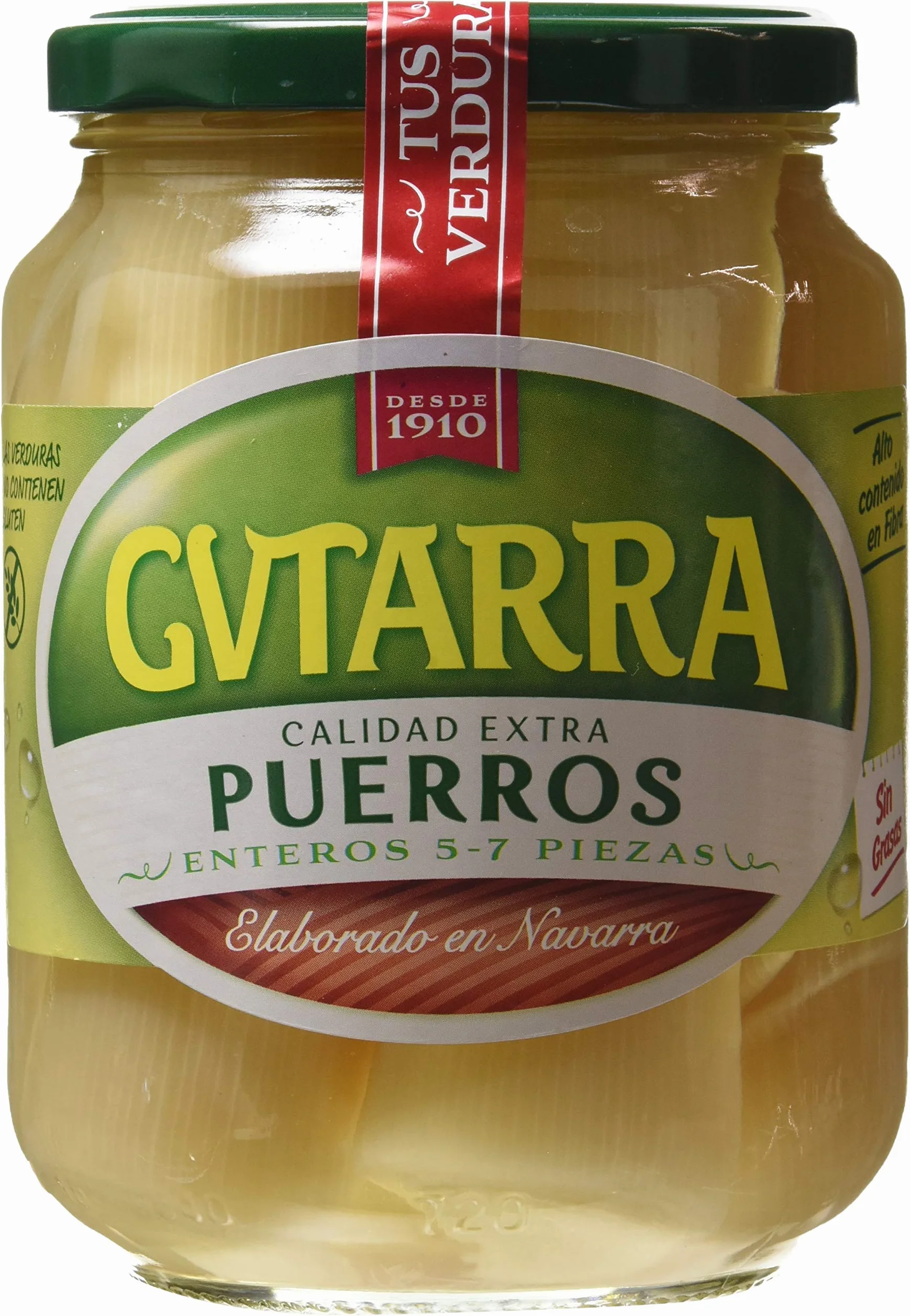 Gvtarra Puerro Entero Verdura Paquete 6 x 400 gr 2400 gr