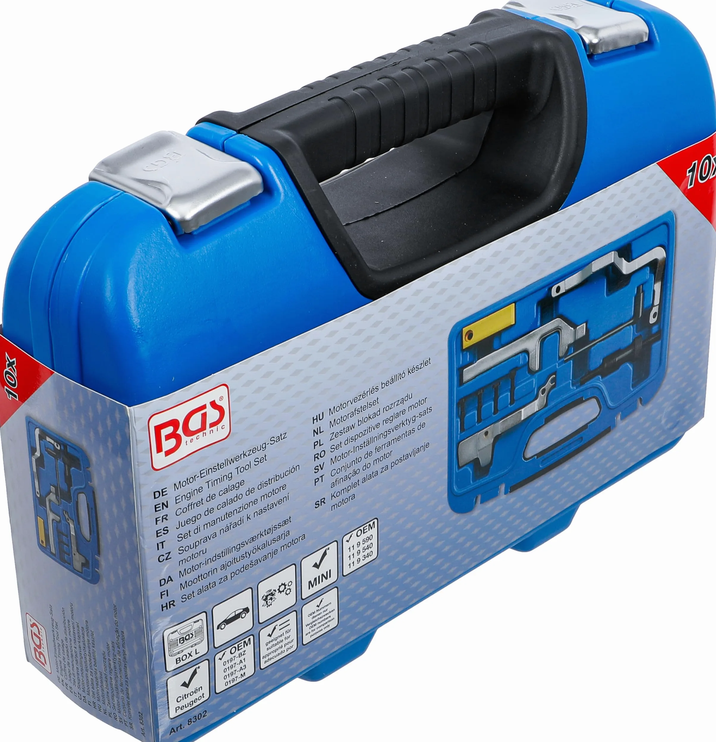 BGS 8302 | Juego de calado de distribución | para MINI, PSA | 10 piezas | Para trabajar en tiempos de control del motor | al renovar la junta de culata