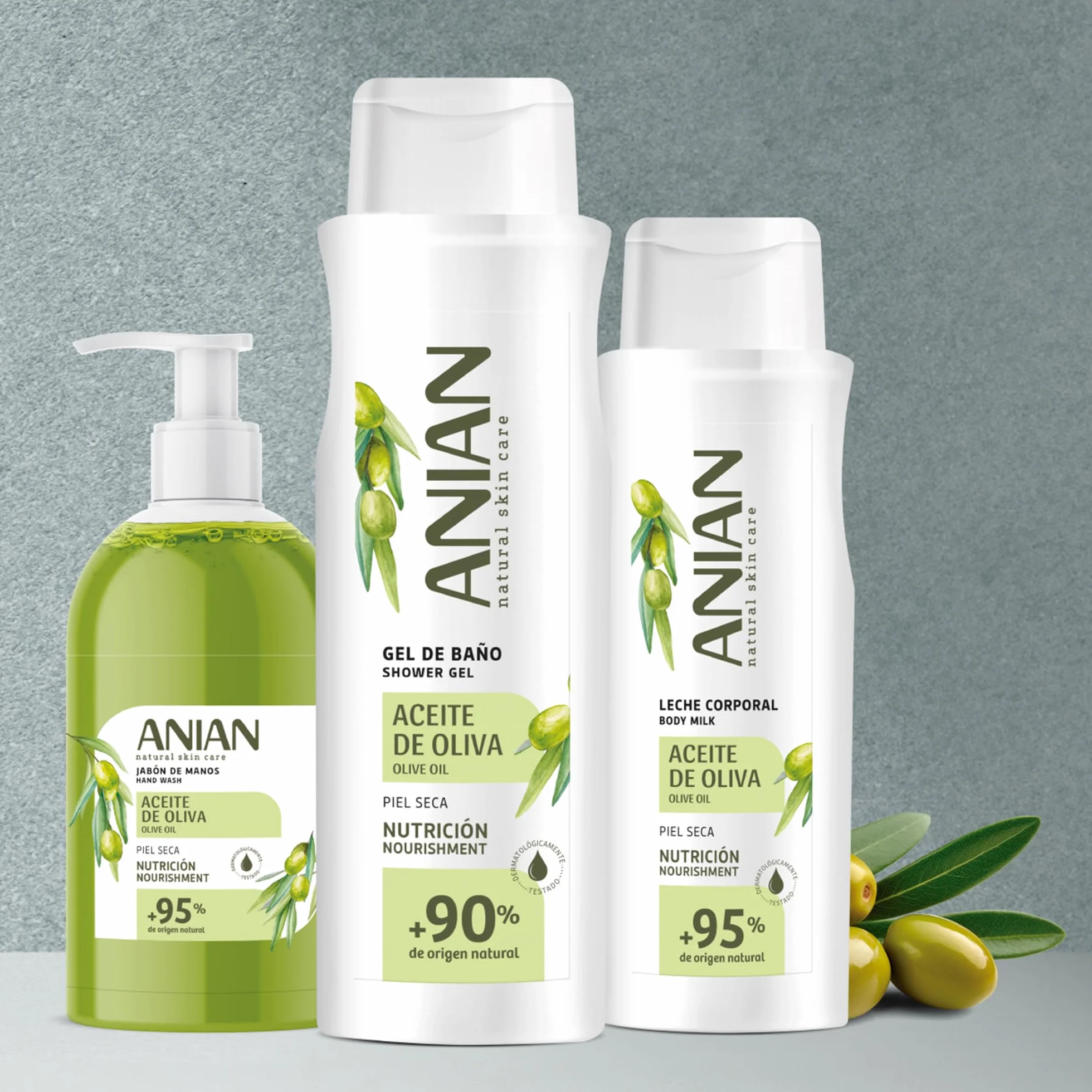 Jabón de Manos Aceite de Oliva 500 ml para Piel Seca con Glicerina y Aceite de Oliva 95% Natural