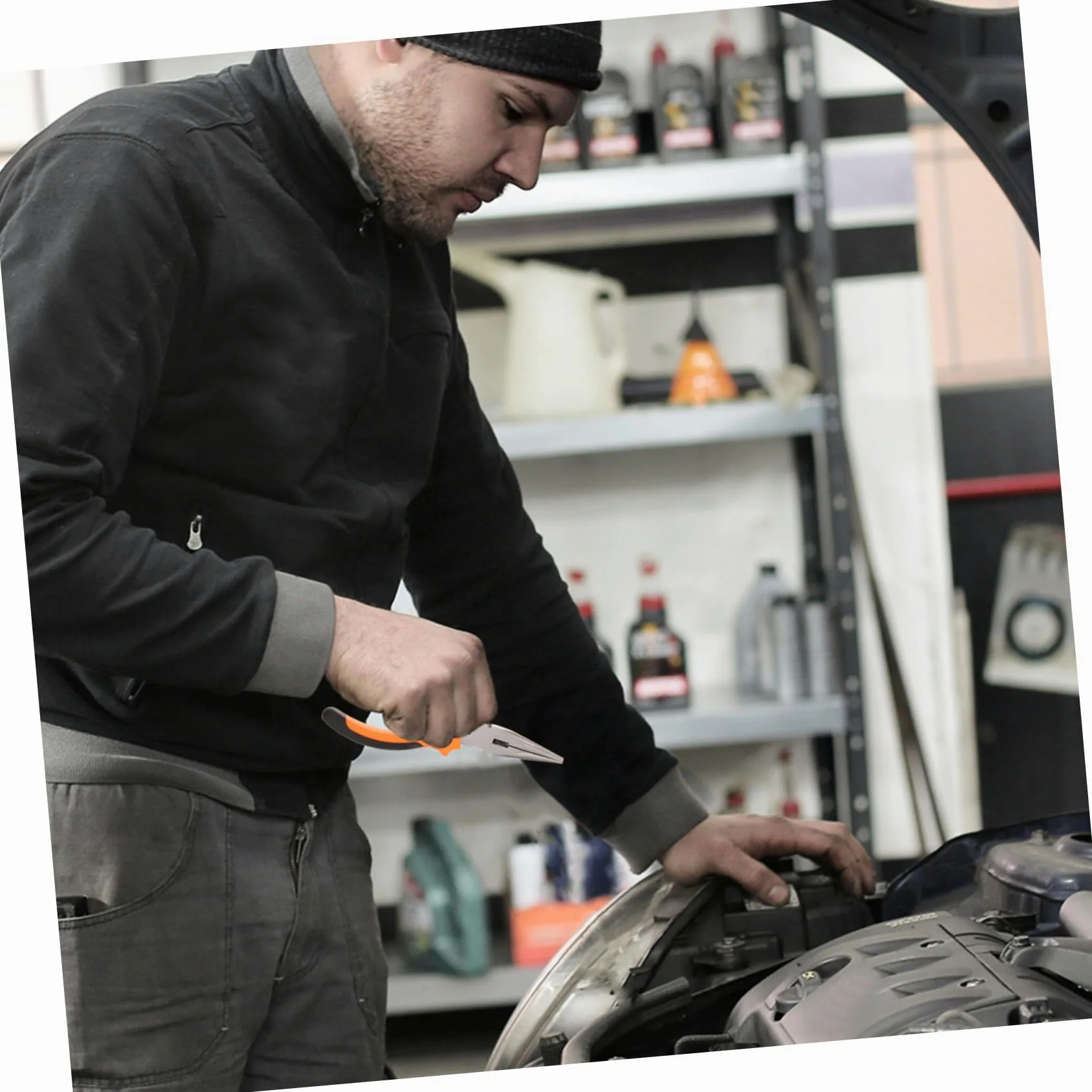 Kit de Reparación de Neumáticos Portátil de Emergencia 100 Piezas | Acero, Goma, Aleación de Aluminio y Plástico, Ligero y Portátil, para Reparación de Coche Momento