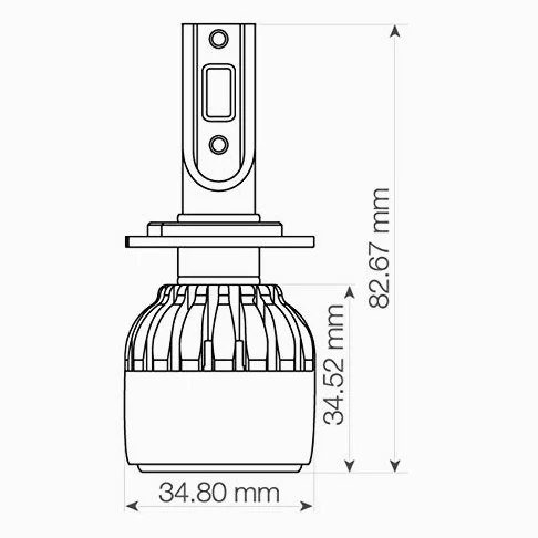 Kit de conversión LED H7 6000 K – 2 unidades