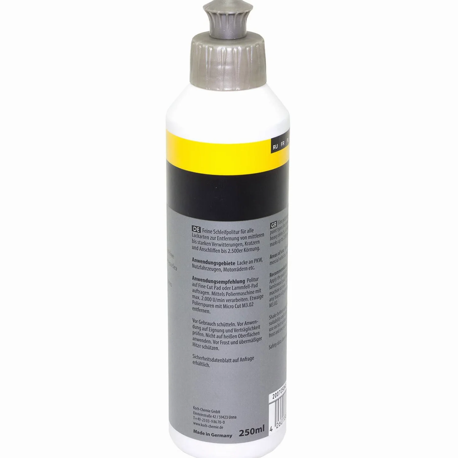 F6.01 Koch Chemie - Pulido fino sin aceite de silicona, 4 unidades de 250 ml