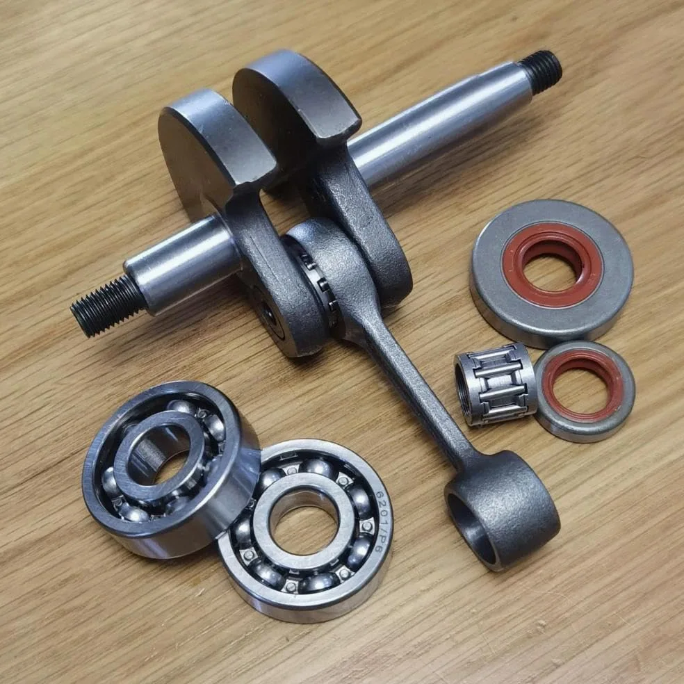 Cigüeñal FS220 con cojinete y retenes de Aceite, Compatible desbrozadoras FS180, FS280(Crankshaft Set)