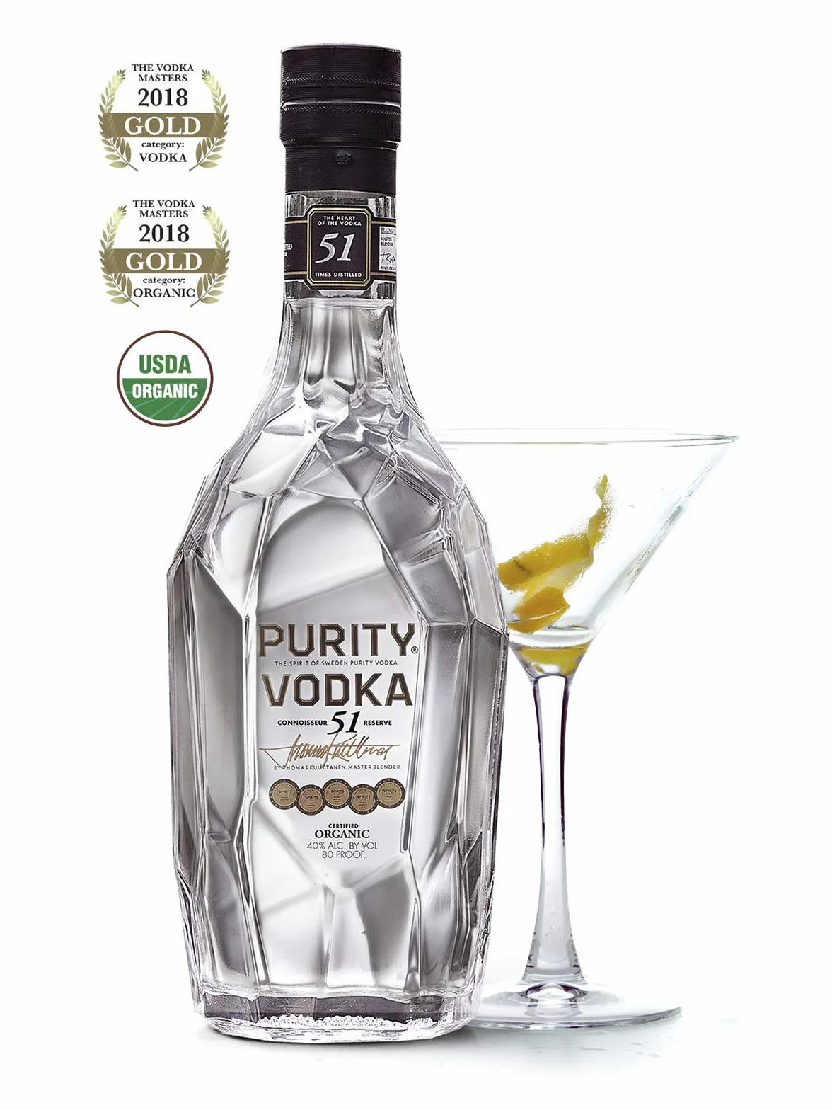 Purity Organic Vodka Connoisseur 51 Reserve 700ml