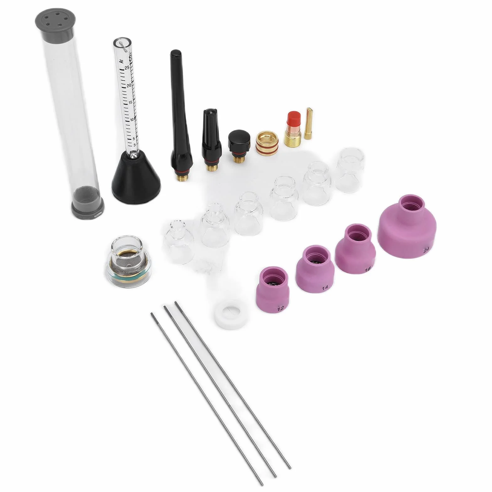 Material de cerámica de boquilla de soldadura de de con alma temperatura y funciones completas para pistola de soldadura WP-17/18/26