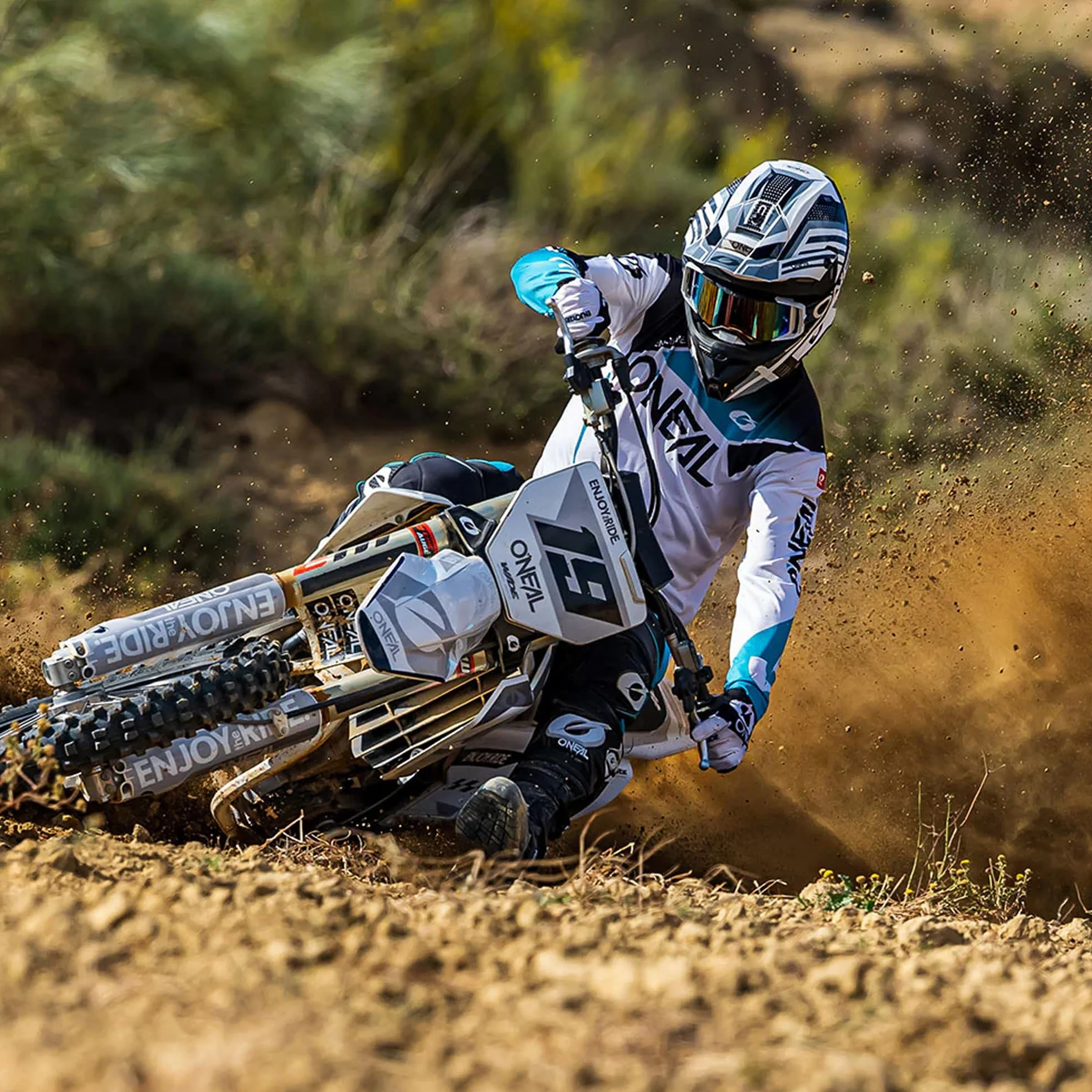 O'NEAL | Pantalones de Motocross Enduro | Múltiples ventilaciones, con acolchado de espuma EVA, acolchado extraíble | Protector de rodilla PRO IV | Adulto | Negro | Talla única
