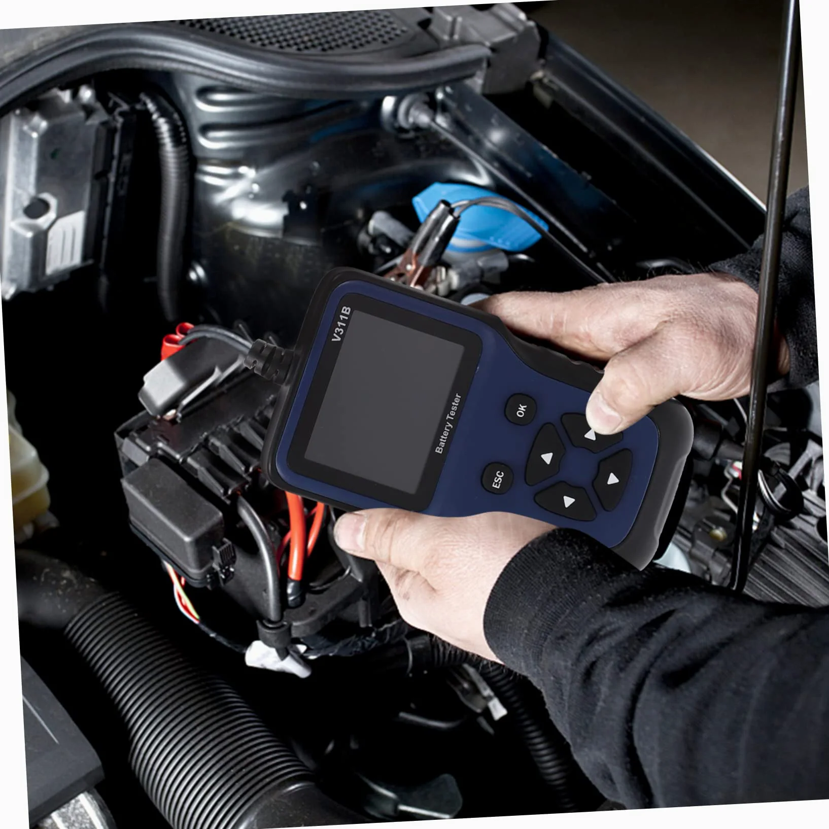 12v Probador De De Batería Impresora y Analizador De Baterías Para Automóviles Motos y Camiones Medición Precisa De Voltaje