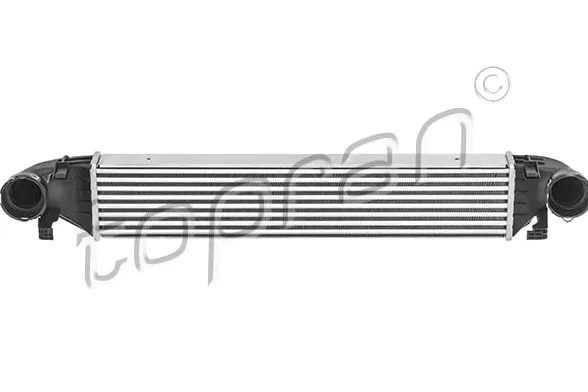 TOPRAN 408 158 Intercooler Compatible con MERCEDES-BENZ Clase C Sedán W203 Clase C T-modell S203 SLK R171 CLK Descapotable A209 CLK C209