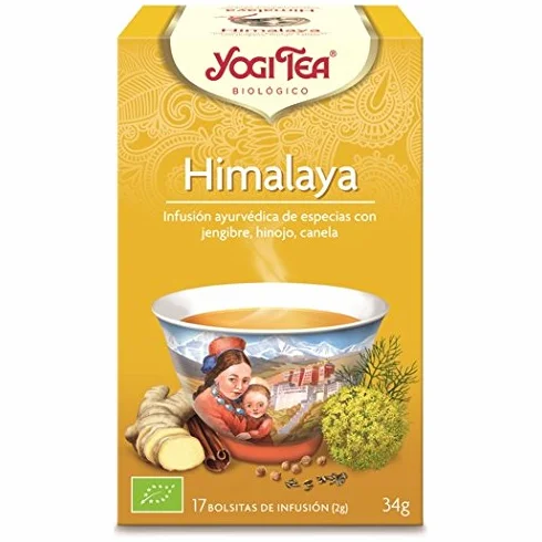 Yogi Tea Infusión de Hierbas Himalaya 17 bolsitas paquete de 3