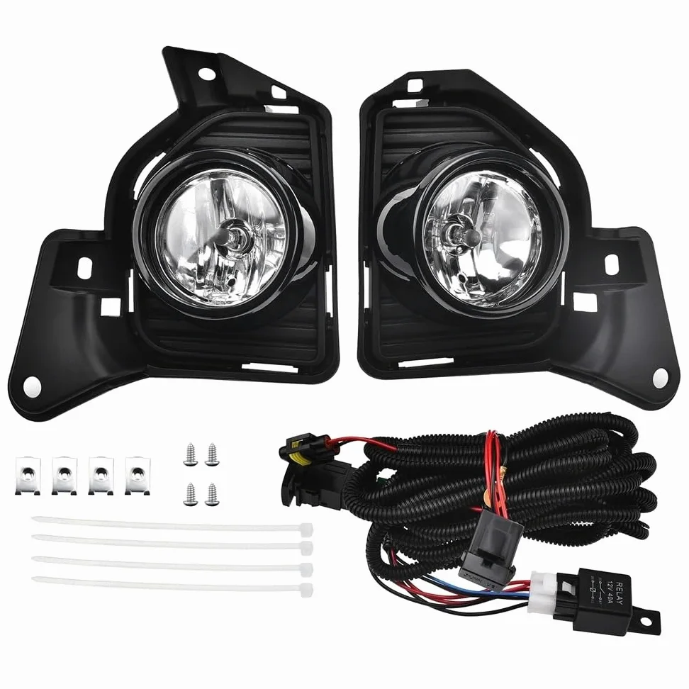 Para TOYOTA Para HIACE Para COMMUTER 2014 2015 2016 Luces Diurnas LED DRL Conjunto Faros Antiniebla Luces Diurnas Cables Interruptor Señal Giro Coche Luces Antiniebla