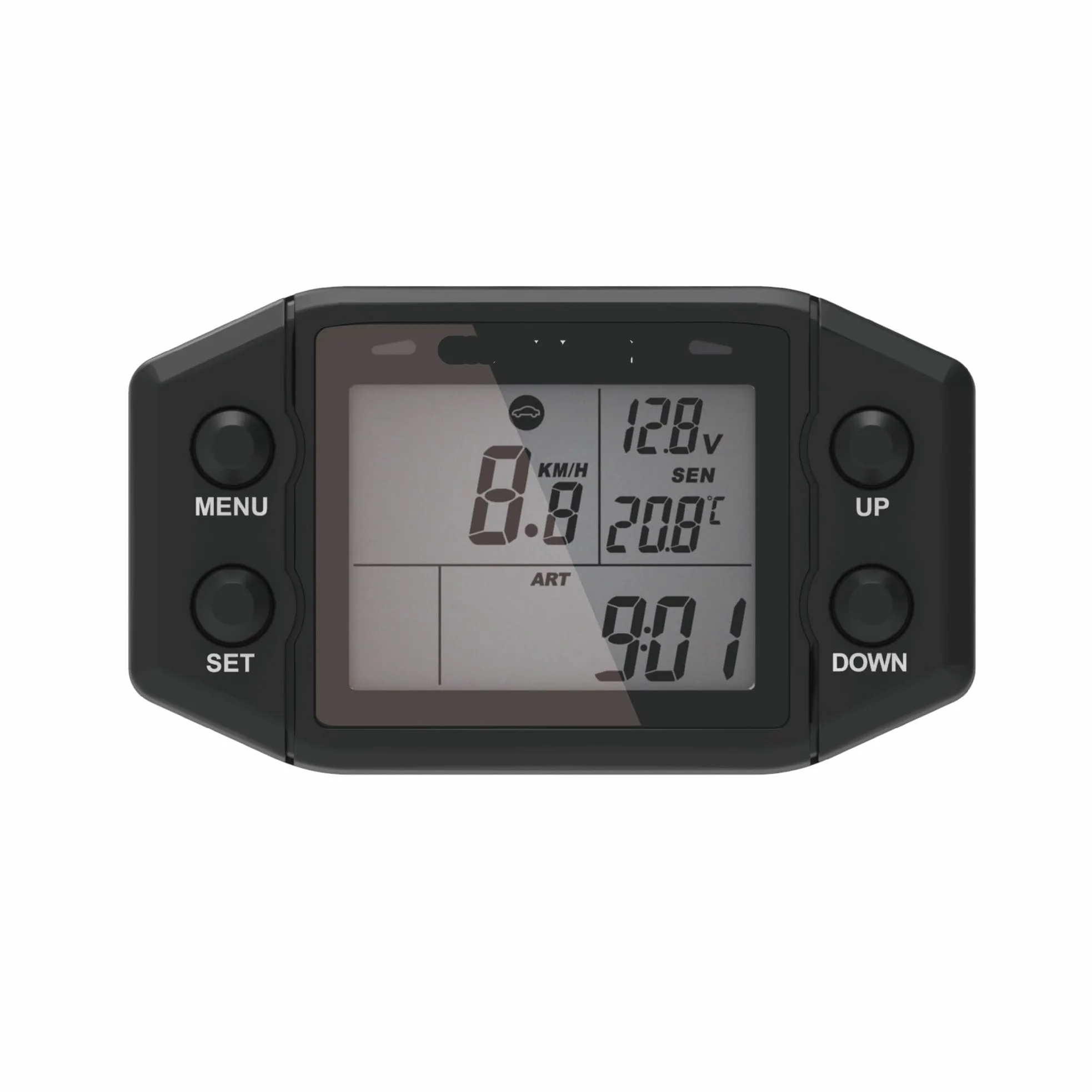 Velocímetro Digital Medidor velocidad, contador horas | Medidor velocidad, contador horas multifunción, tacómetro digital de motor autoalimentado con voltímetro, indicador de