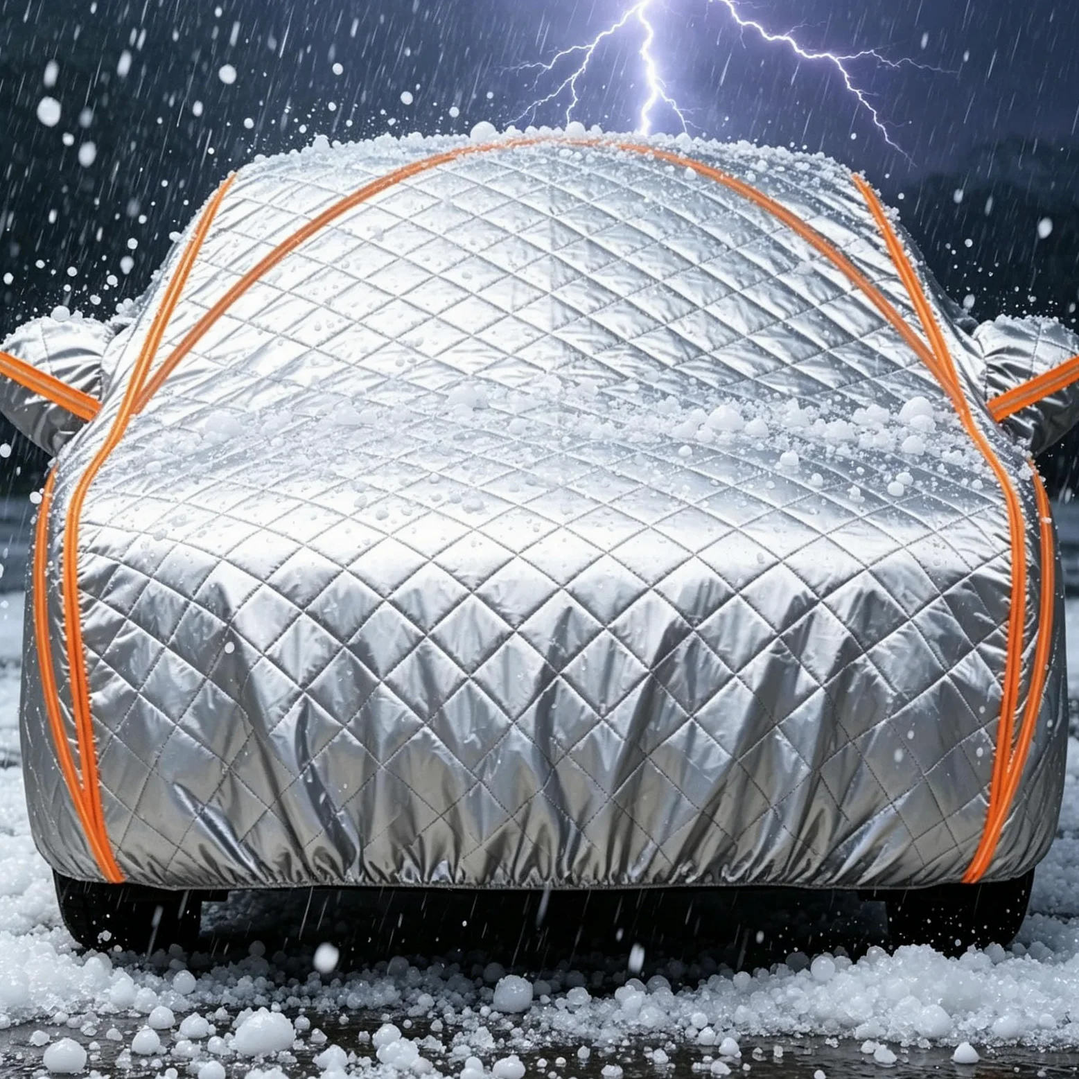 Funda Completa para Coche para Renault Kangoo 2 Phase 2 2007-2021, Cubierta Completa del Coche Antigranizo, Resistente al Agua, al Granizo, a Las heladas, a los arañazos y a los Rayos UV