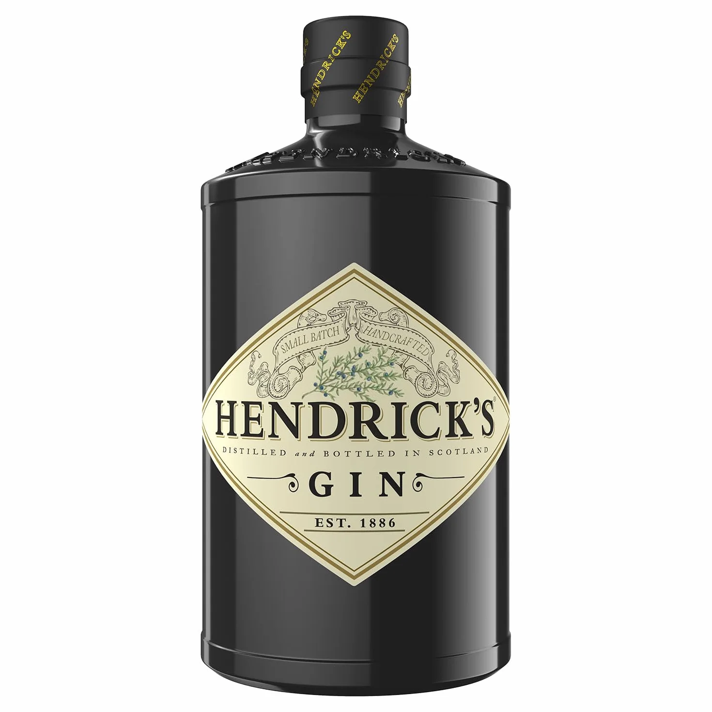 Hendrick's Gin Ginebra superpremium infusionada con pepino y rosa 41,4% vol. 70 cl