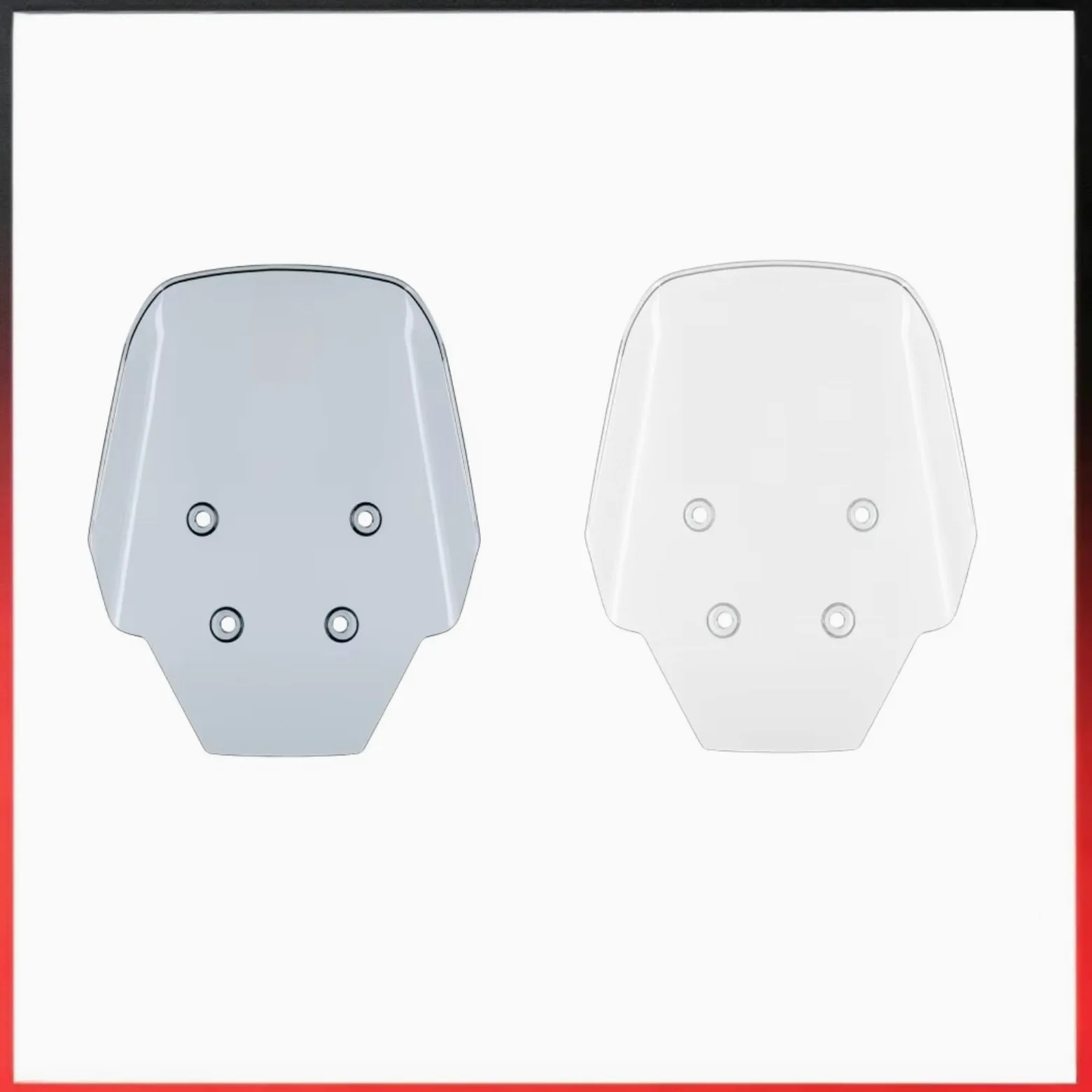 Parabrisas De Motocicleta para para KLE500 2026 Parabrisas de Motocicleta | Motor Aire Deflector de viento Pantalla Visera Parabrisas Parabrisas(Clear)