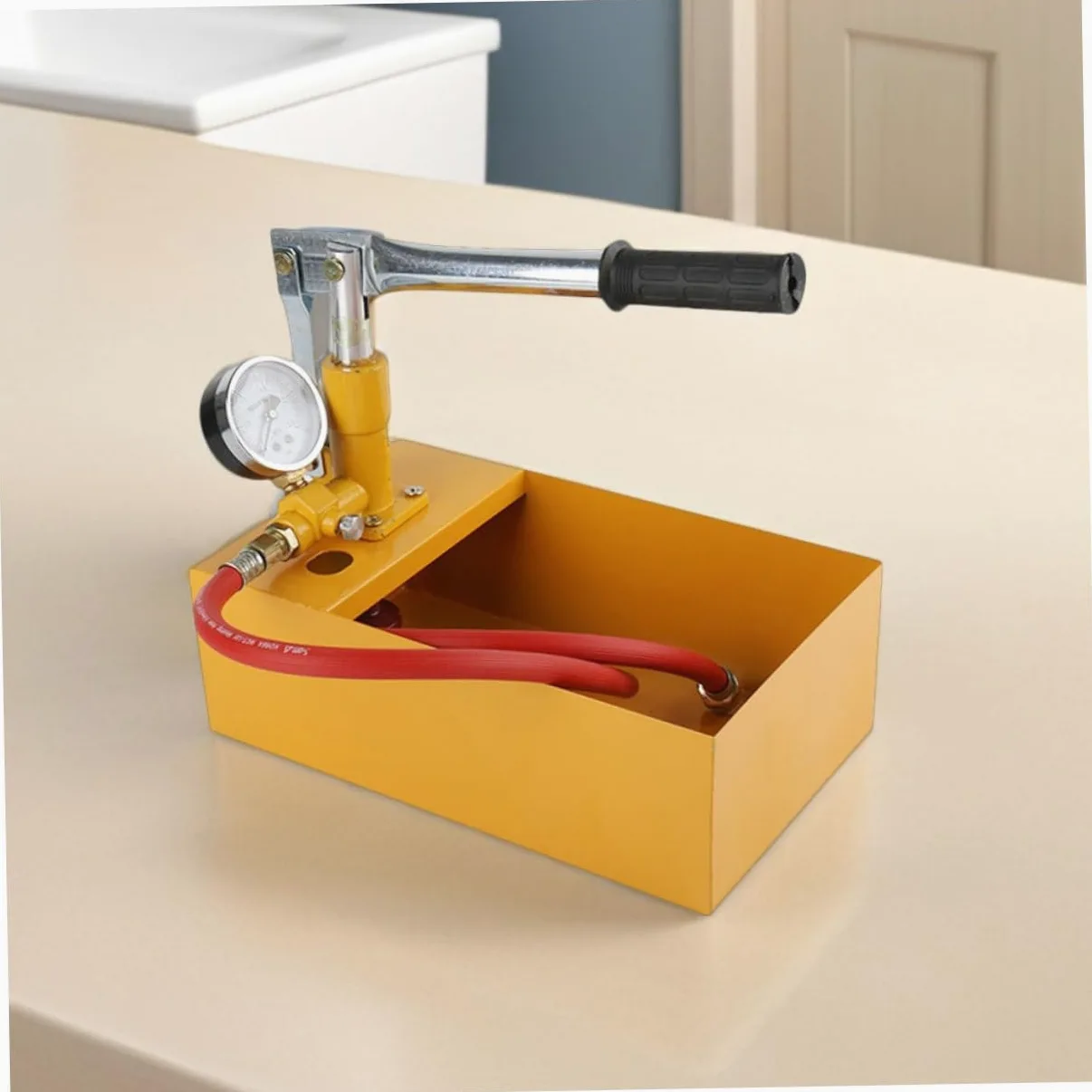 Kit De Prueba De Presión Hidráulica Bomba De Presión Manual Comprobador Compacto Para Tuberías