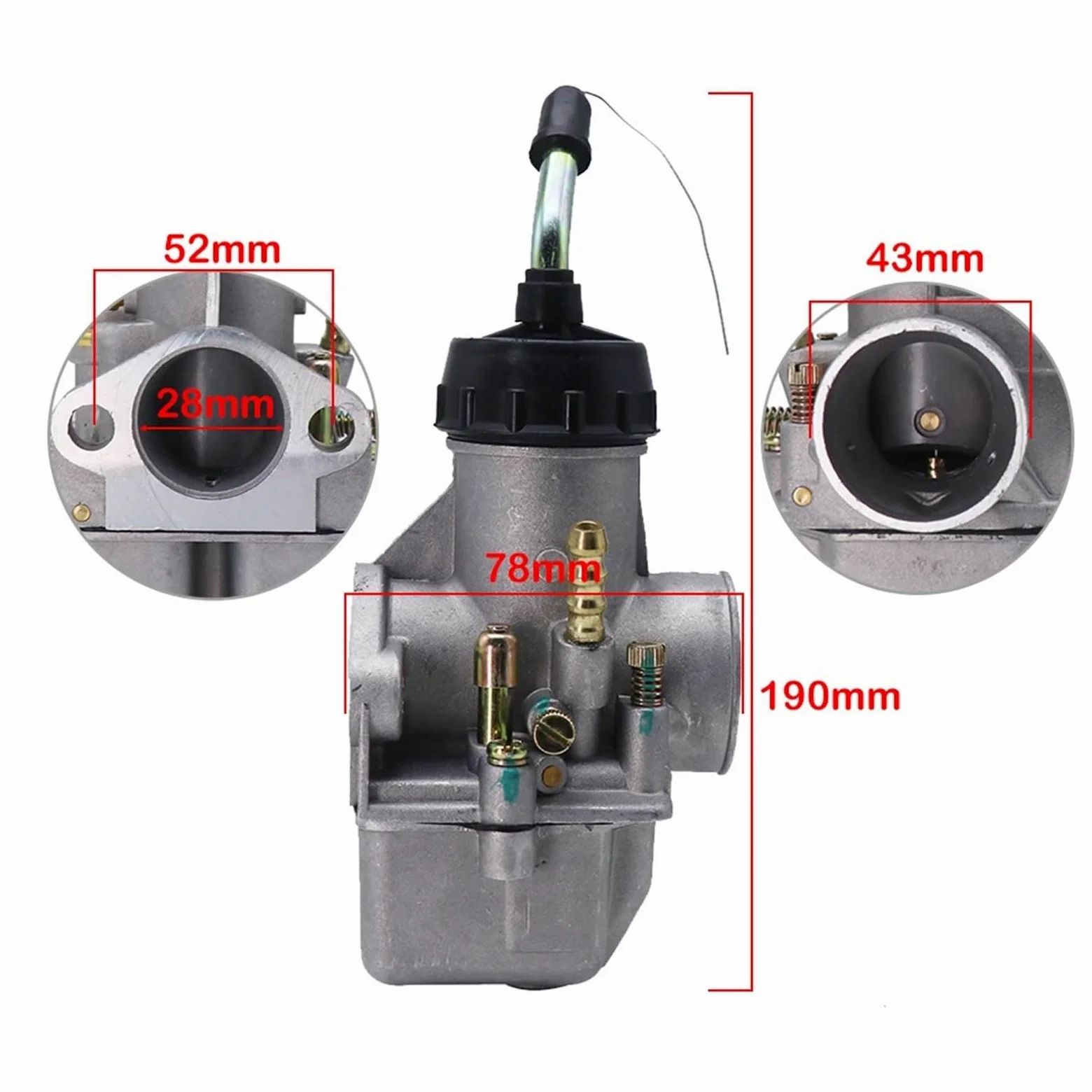 Filtro de Gasolina Carburador de 2 uds Apto para Motocicleta K68y PEKAR Couple Ural 650 DNEPR MT Apto para IMZ-8.123 К68У К68У-01 Dnepr MT-11 CMH 8 carburador de Motocicleta