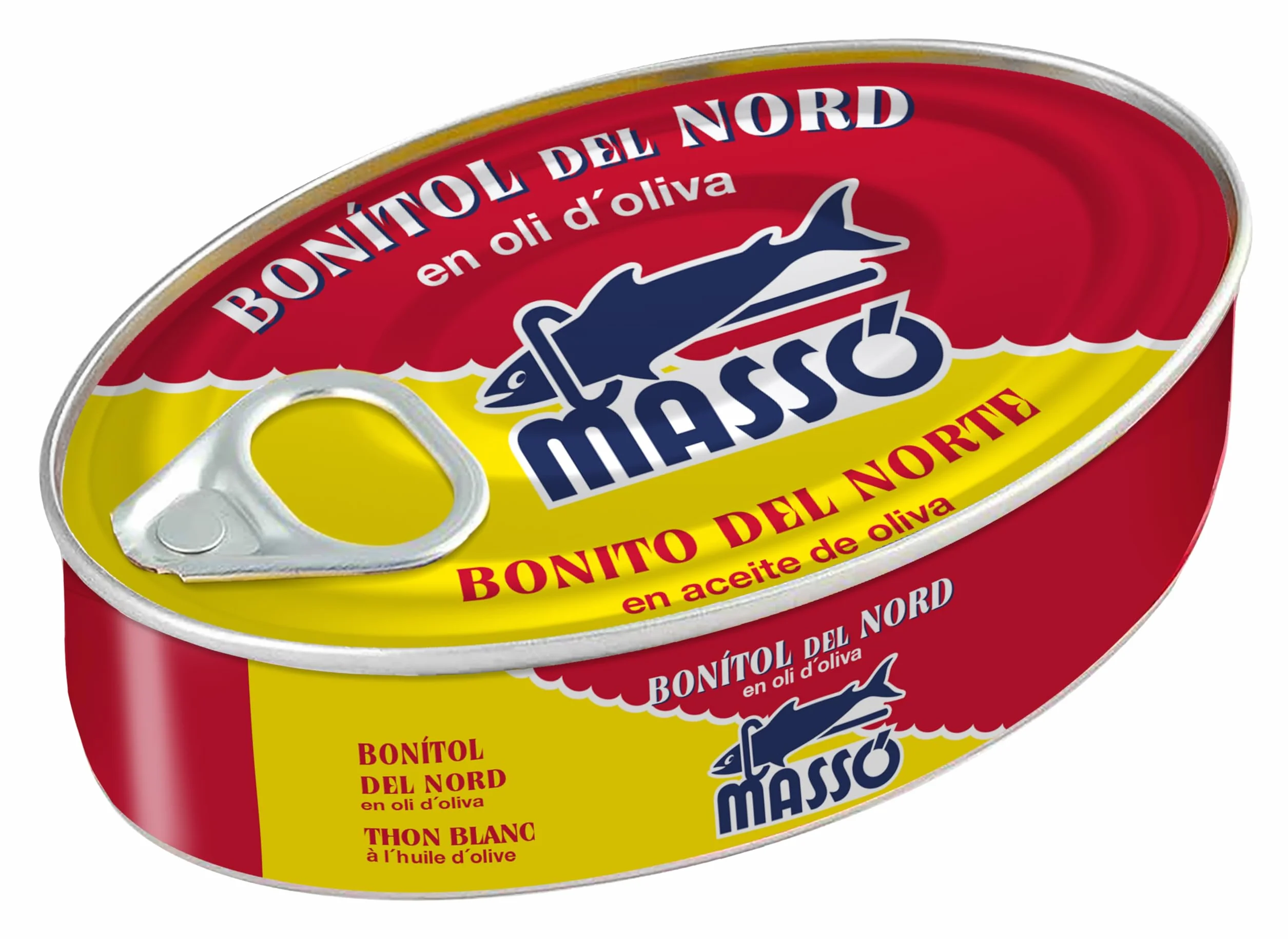 Massó Bonito del norte en aceite de oliva, 5 latas de 112g