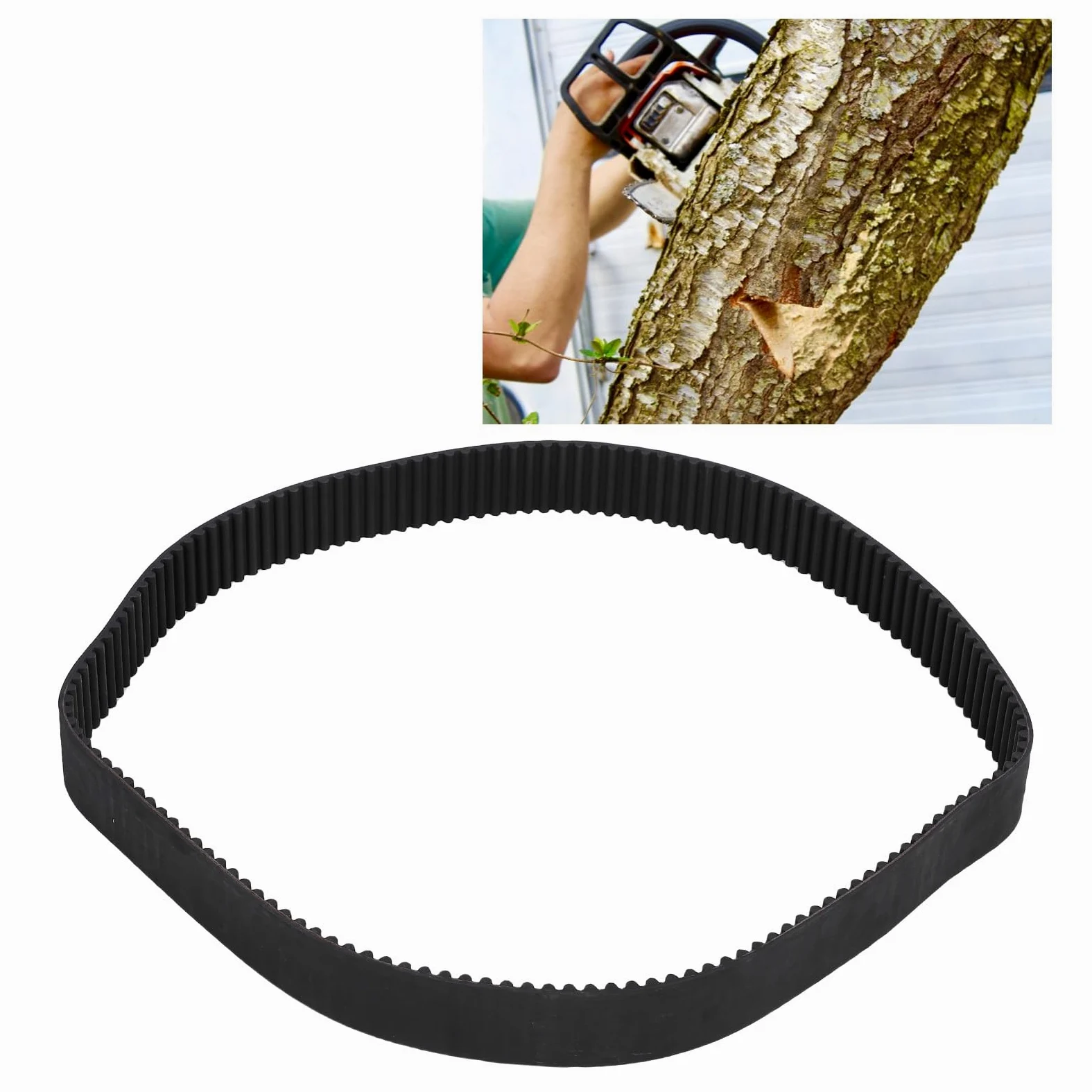 Cryfokt Correa de Transmisión de la Amoladora Holandesa, 0400123 Cinturón de Conducción 6.7 Cm de Ancho Impactante Núcleo de Nylon Ruido Interno bajo con No, Más Suave Amortizado para Más Suave para