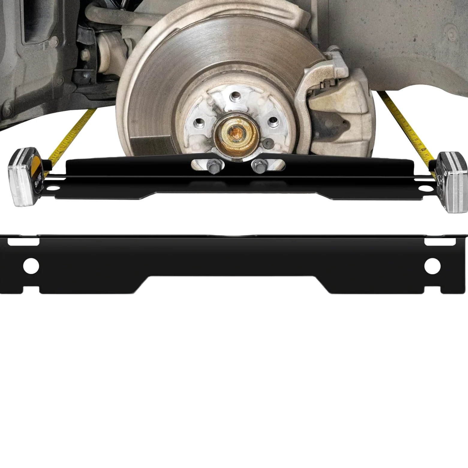Herramienta de alineación de rueda de coche, placas de herramienta de alineación de dedos, regla resistente, calibre ajustable para mantenimiento, camión, precisión, vehículo, reparación de garaje