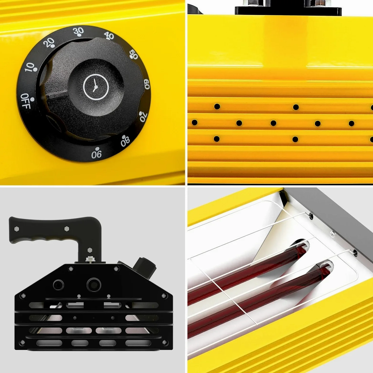 Lámpara de secado pintura infrarroja 2000 W, lámpara onda corta con soporte Solidificador de recubrimiento(ZJ-KC-002)