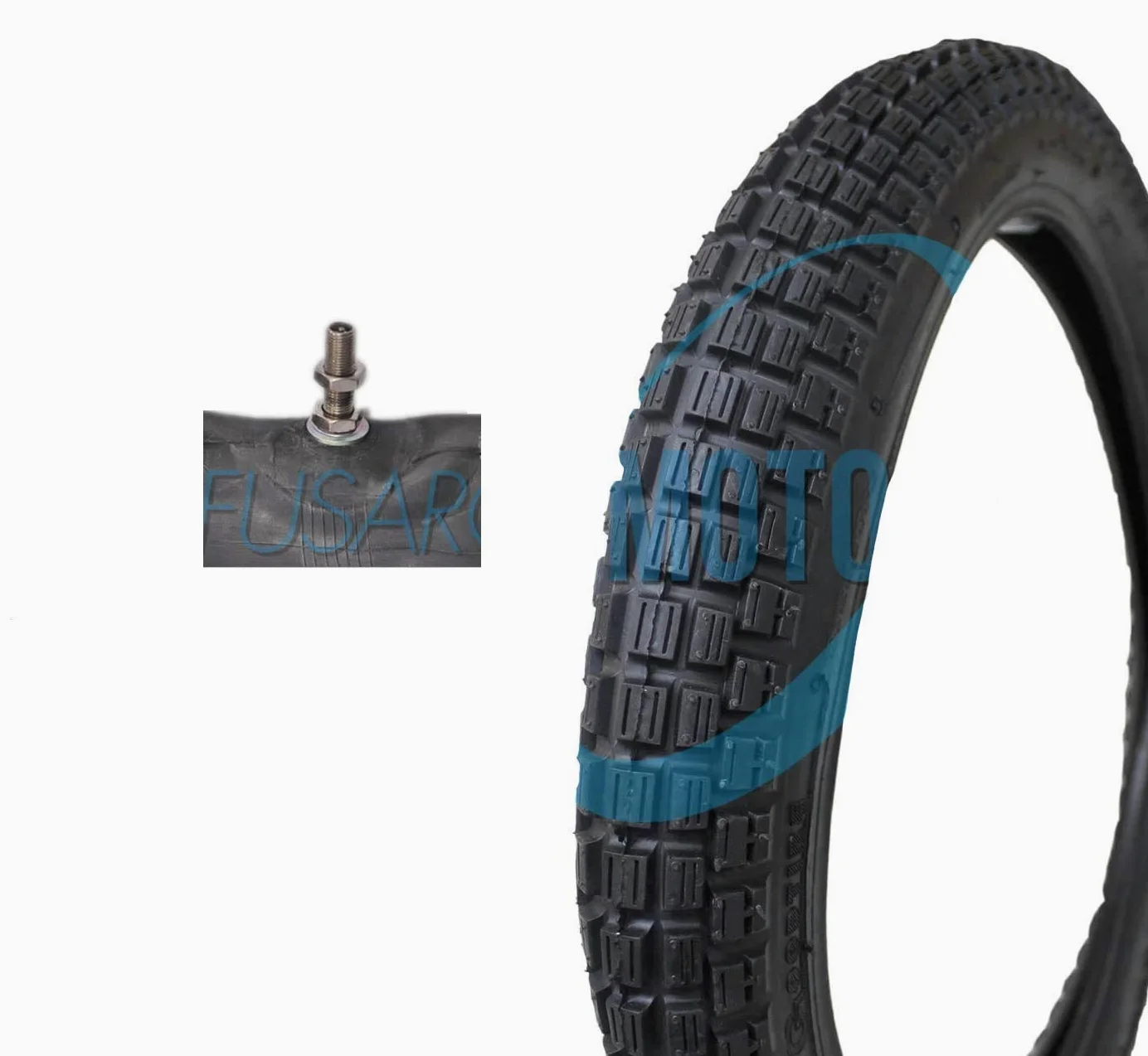 Goma Neumático Moto Mini Cross 2 1/2 - 16 tassellato Minimoto Minicross monferraglia