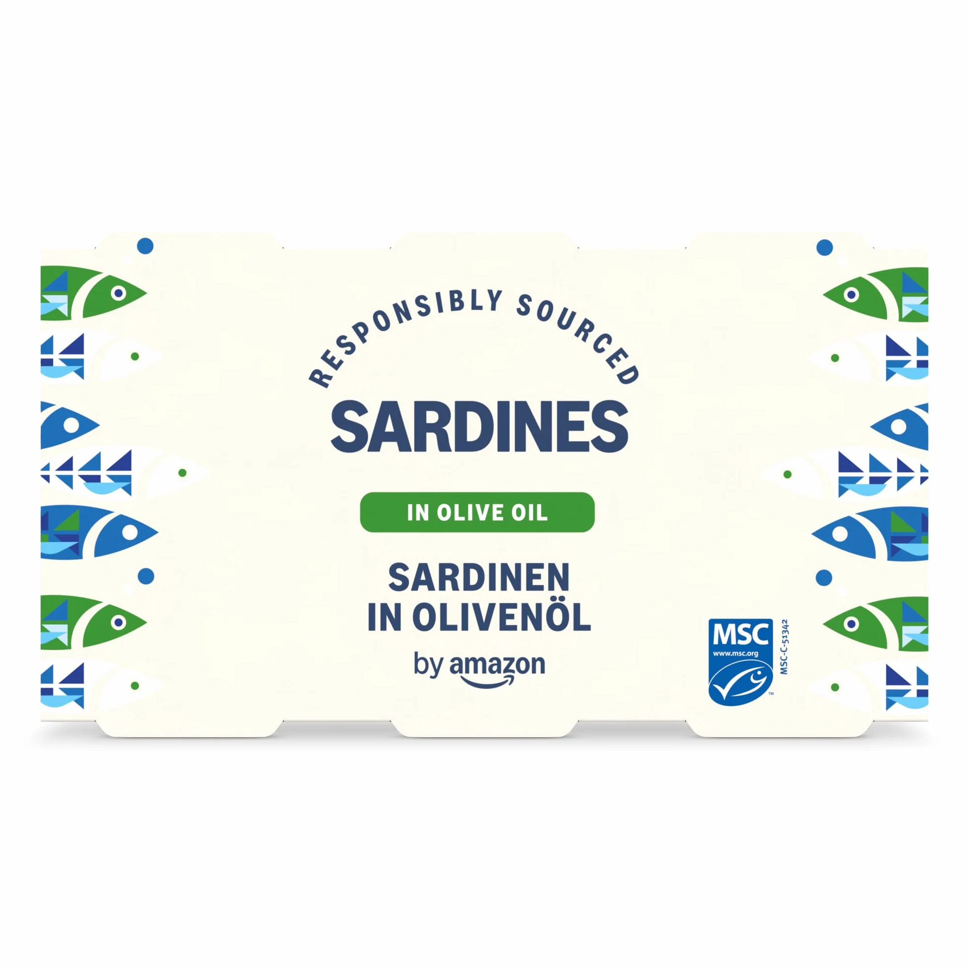 Sardinas en Aceite de Oliva by Amazon MSC, 3x125g
