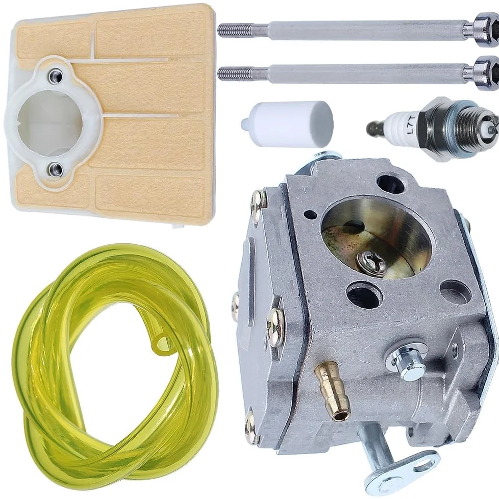 Kit de carburador con filtro de combustible compatible con motosierra 625 II 630 503280316 Motosierra Gasolina Accesorios de jardín