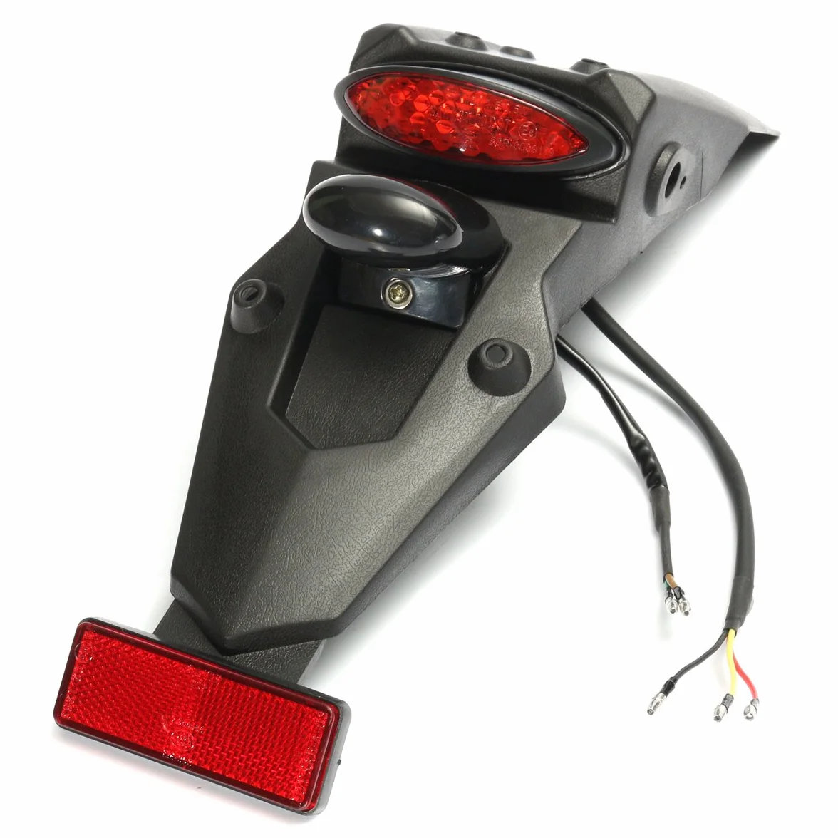 12V LED Guardabarros Trasera de la Cola Stop Reflector de luz Universal para MX Motocross Deporte Pit Dirt Bike