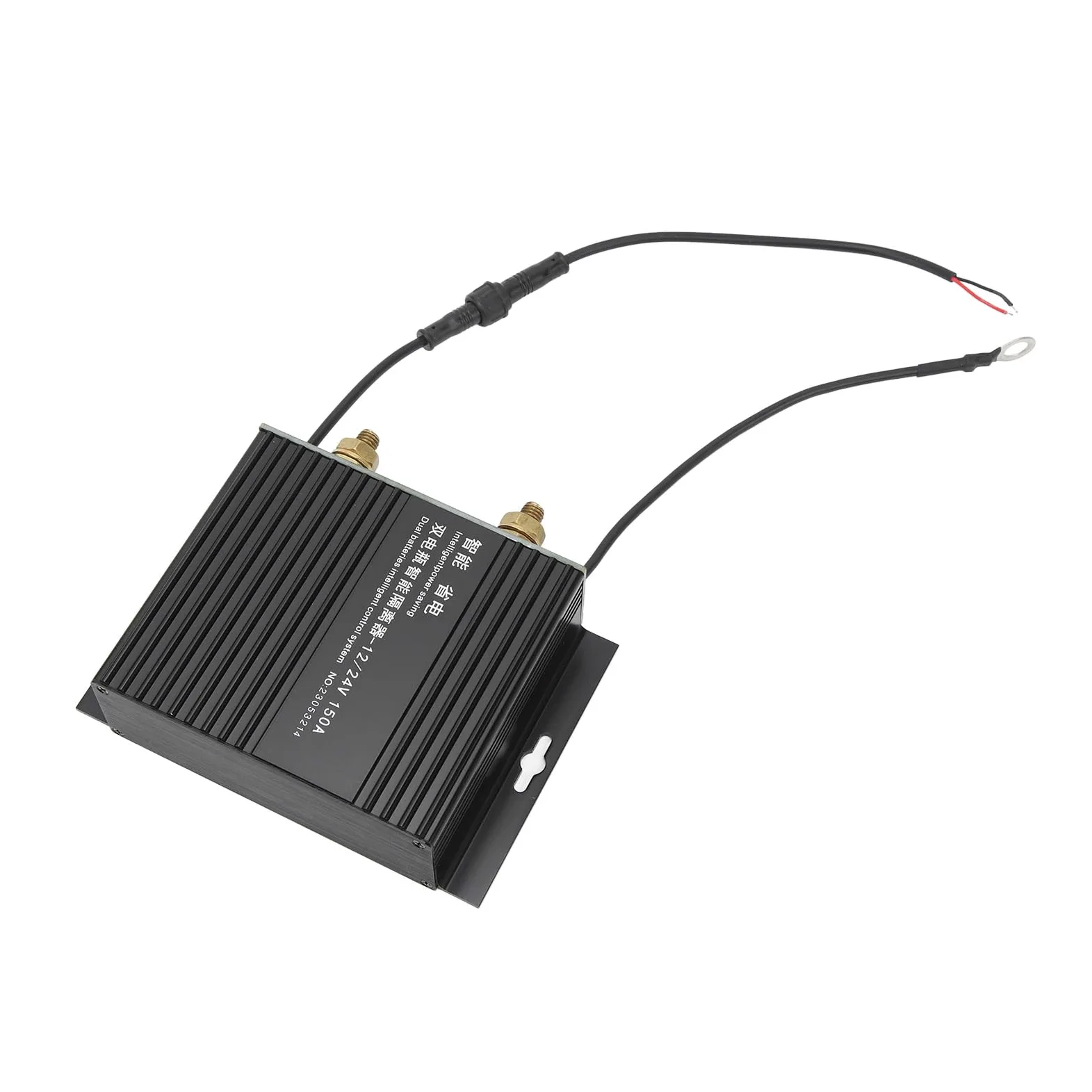 Aislador de batería Torvex, 150 A, 12 V, 24 V, separador de batería dual, relé sensible al voltaje con LED para vehículos todo terreno, barcos, yates y coches