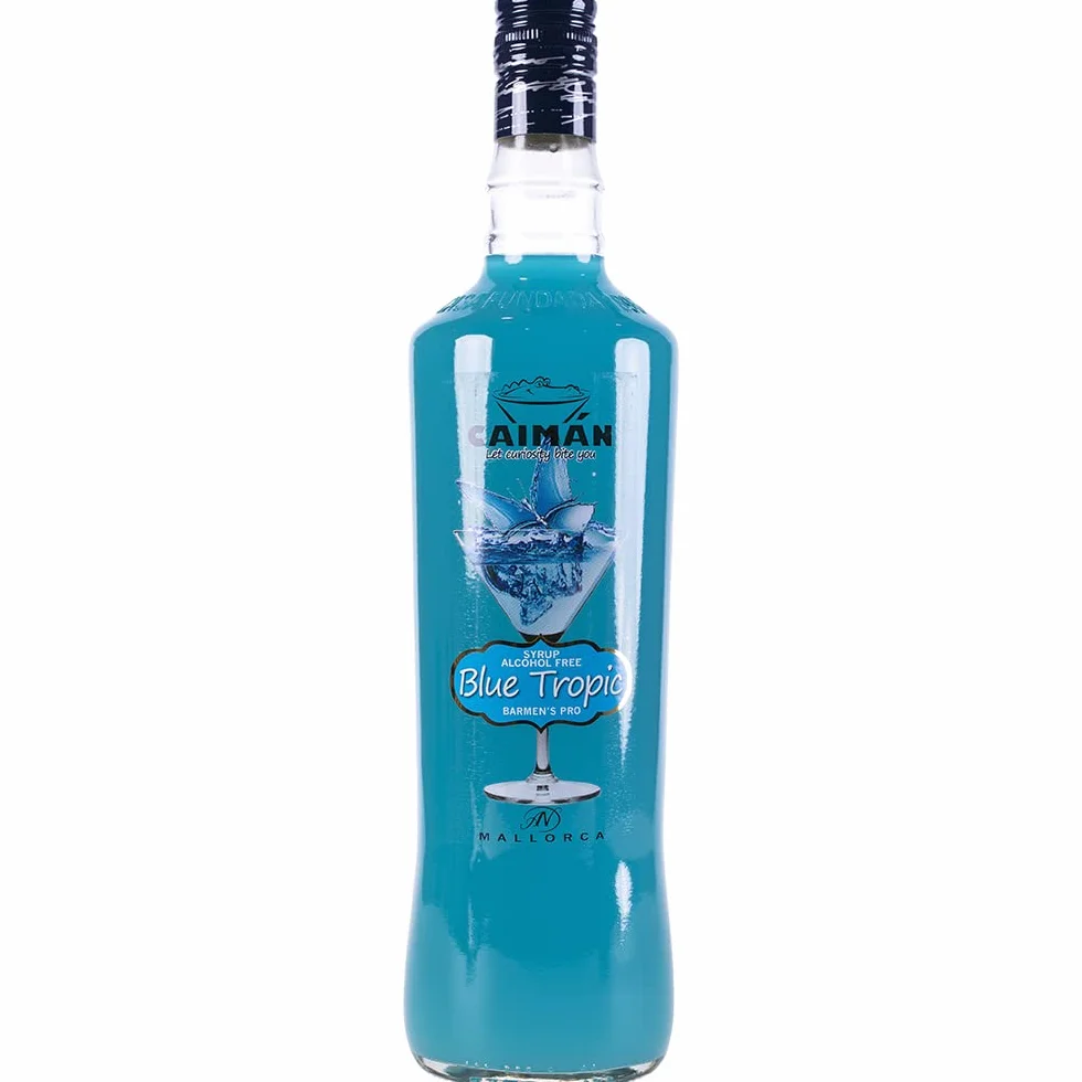 Antonio Nadal Destilerías Caimán Jarabe Blue Tropic Sin Alcohol 1000 ml