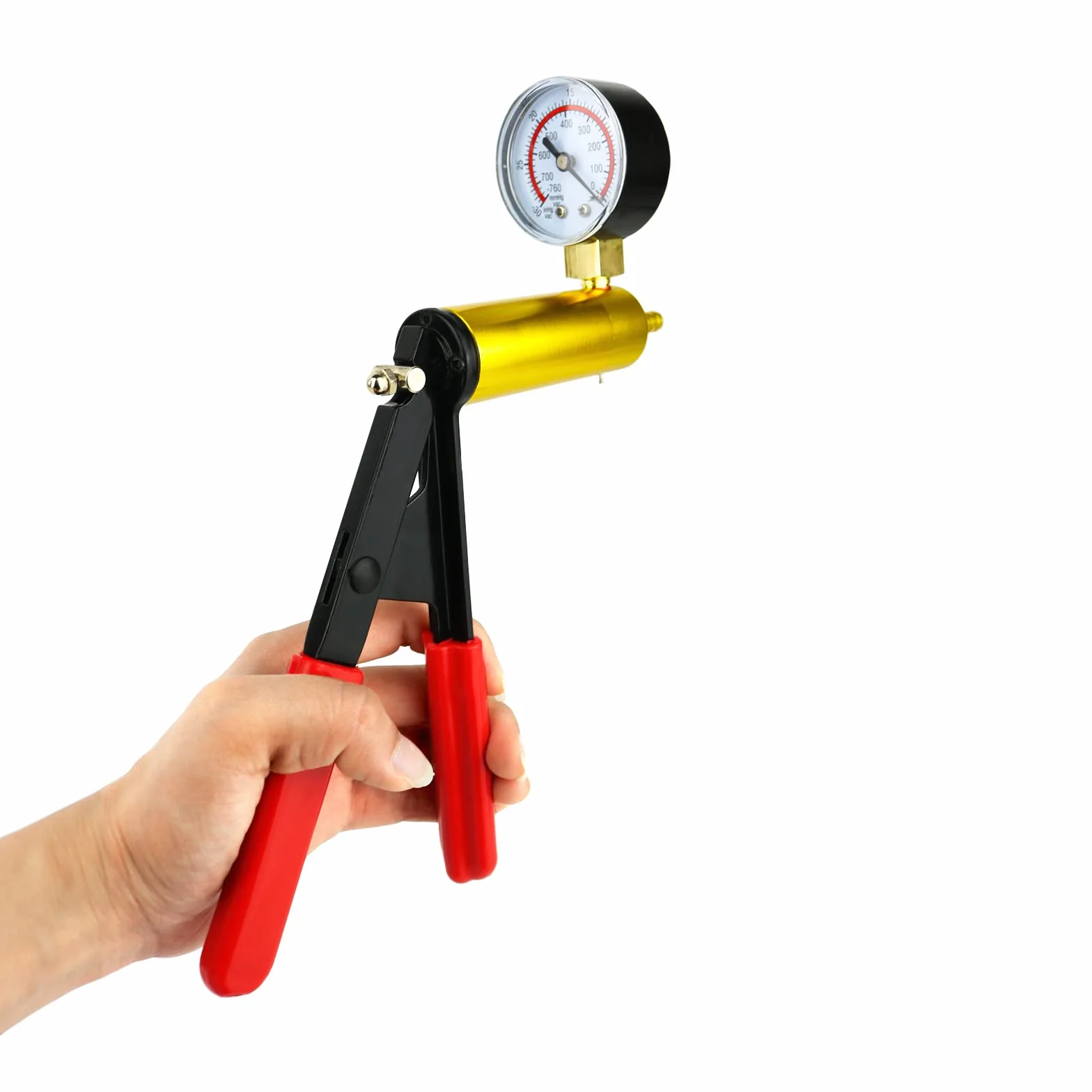 Equipo de Purga de Frenos de Freno de probador de Bomba de vacío con medidor de vacío, Adaptador para vehículo automotriz, camión y Moto