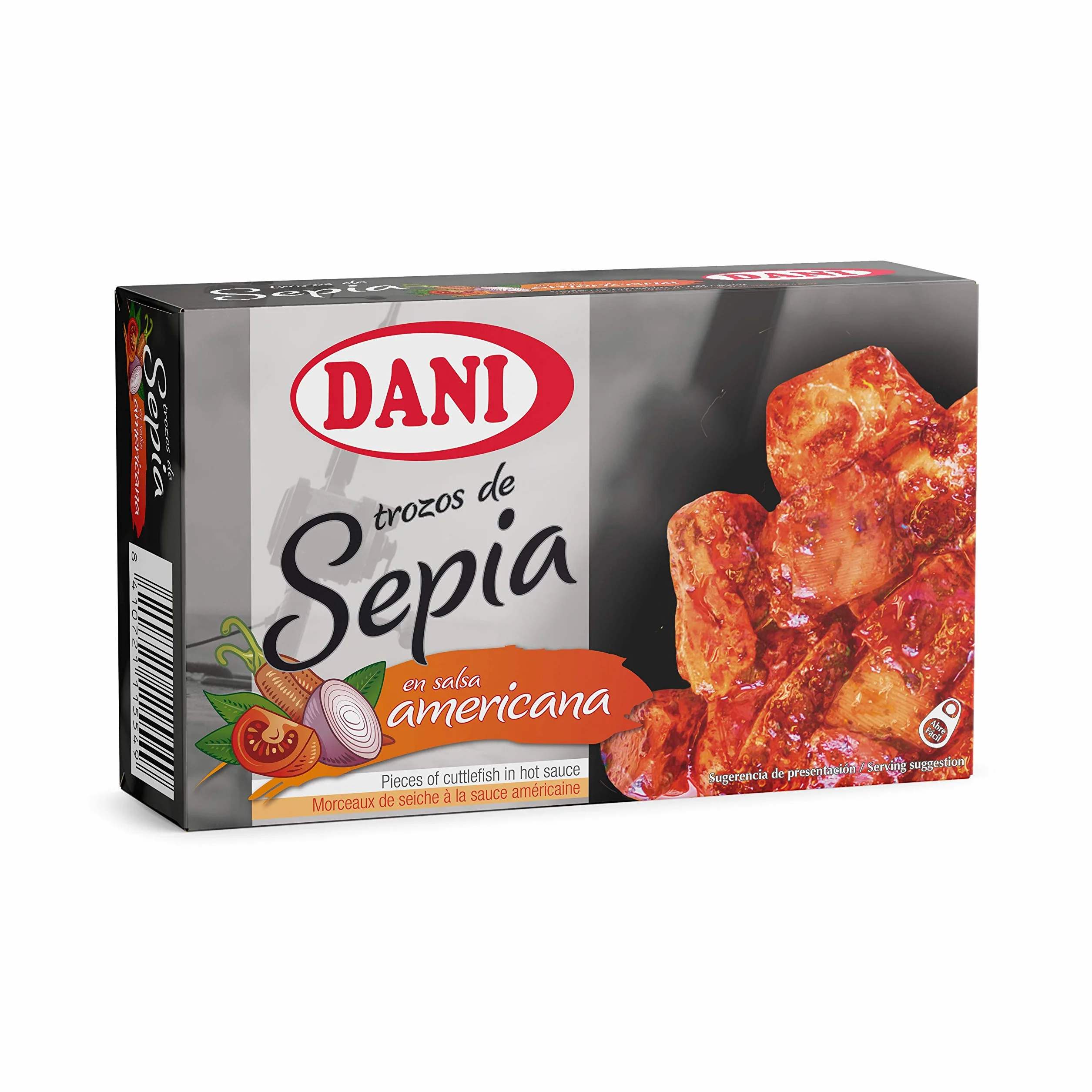 Dani Sepia trozos en salsa americana 6 x 106 gr