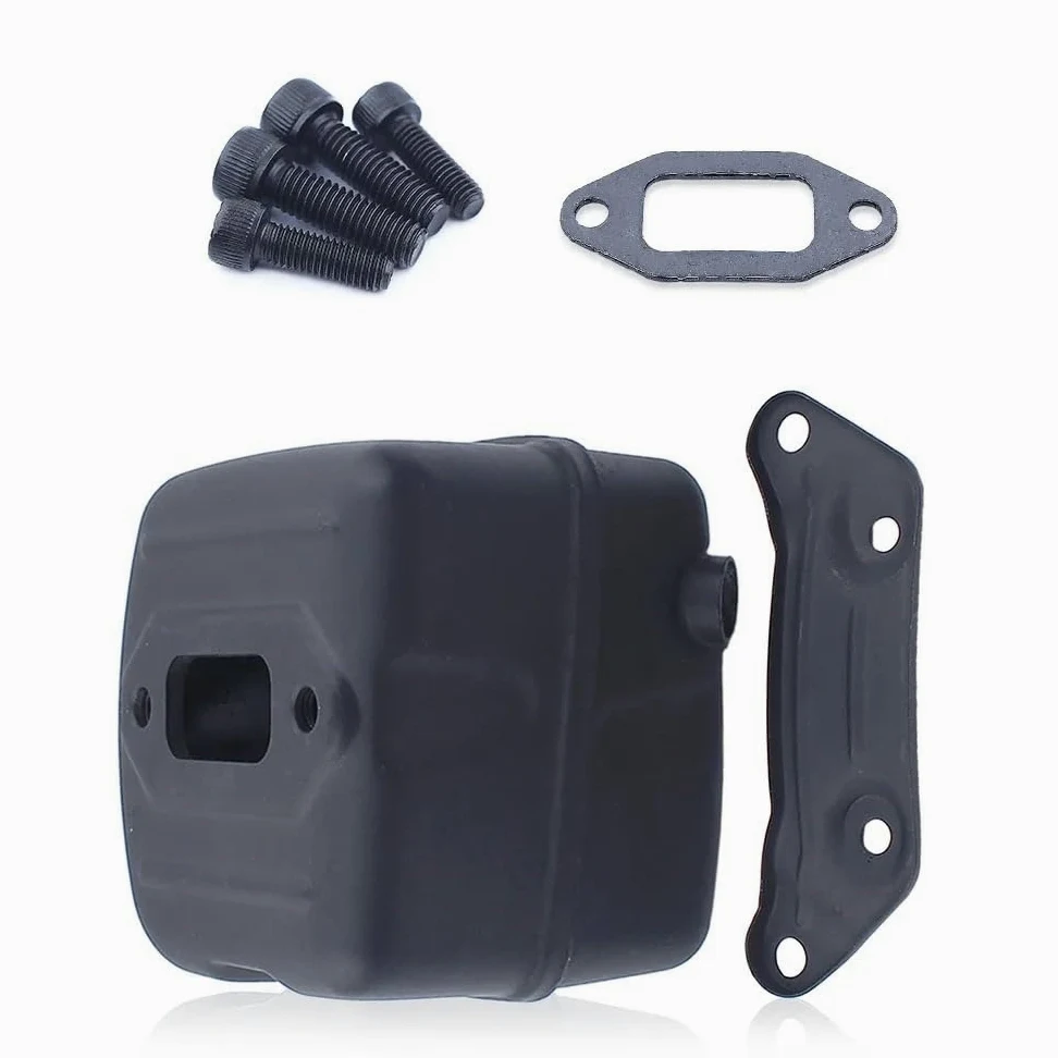 Kit de silenciador de escape for motosierras, compatible con H 362 362XP 365 371 372 372XP 385 385XP 390 390XP 544029501 503765301 544029702