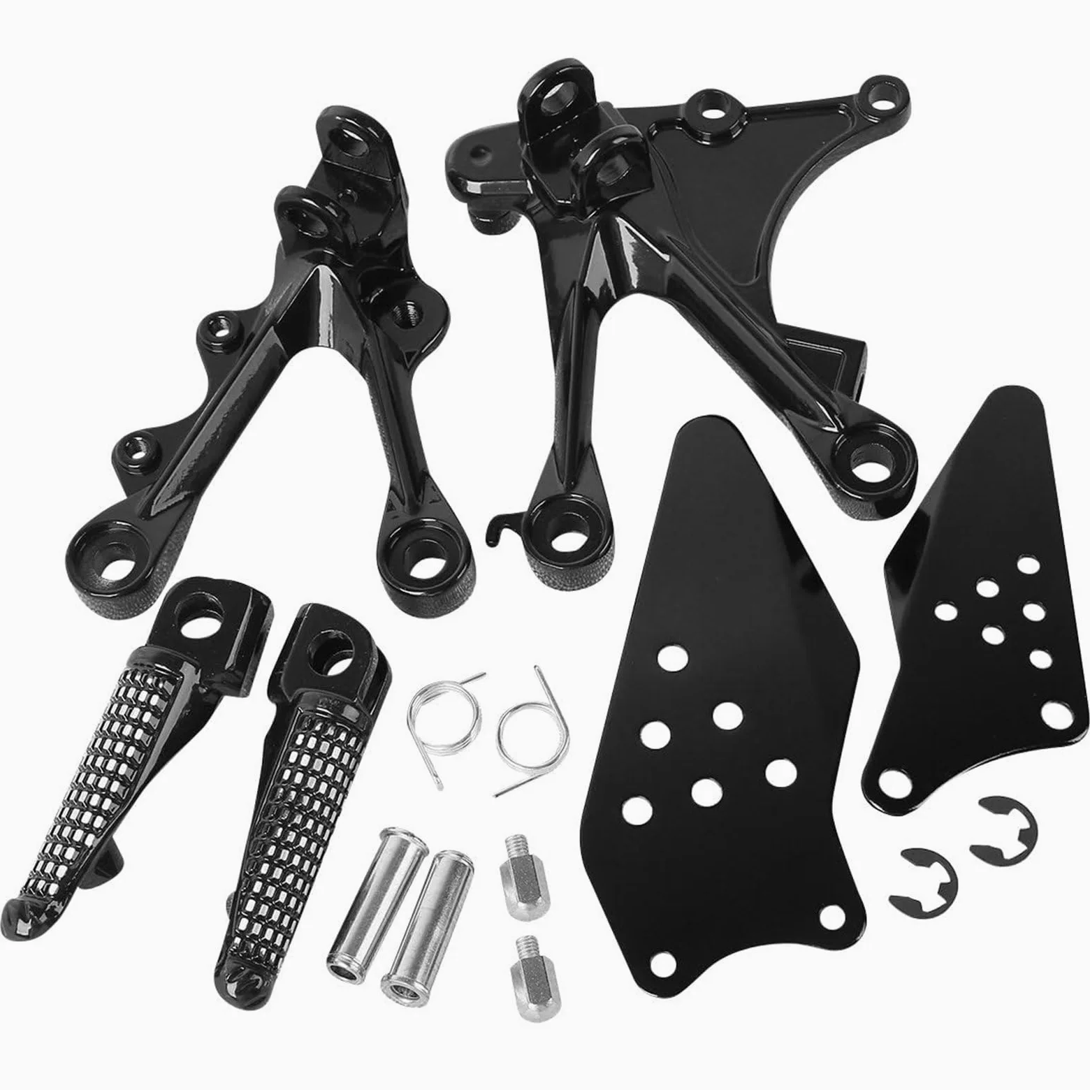 Juego de estriberas delanteras para Kawasaki Ninja ZX6R 2005-2008, ZX636 2005-2006