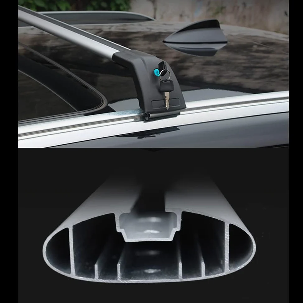 (2 Piezas) Baca de Coche Coche Barras de Techo para Suzuki Grand Vitara 2005 2006-2018 Aluminio,B
