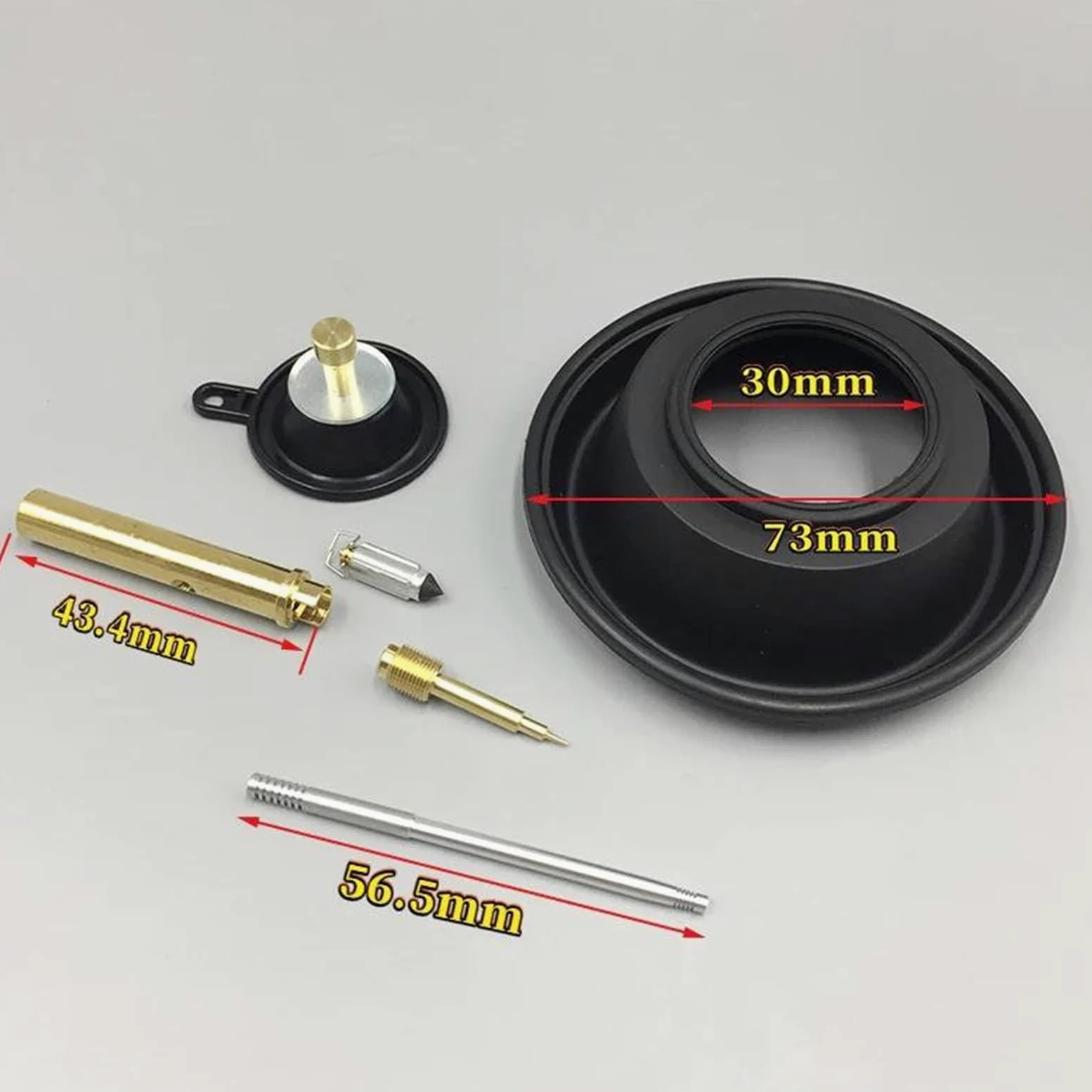Kit De Reparación Carburador Motocicleta para TDM850 1991-1999. Incluye Diafragma Vacío, Émbolo Y Juntas Herramientas Riparazione Carburador(Conjunto 1)